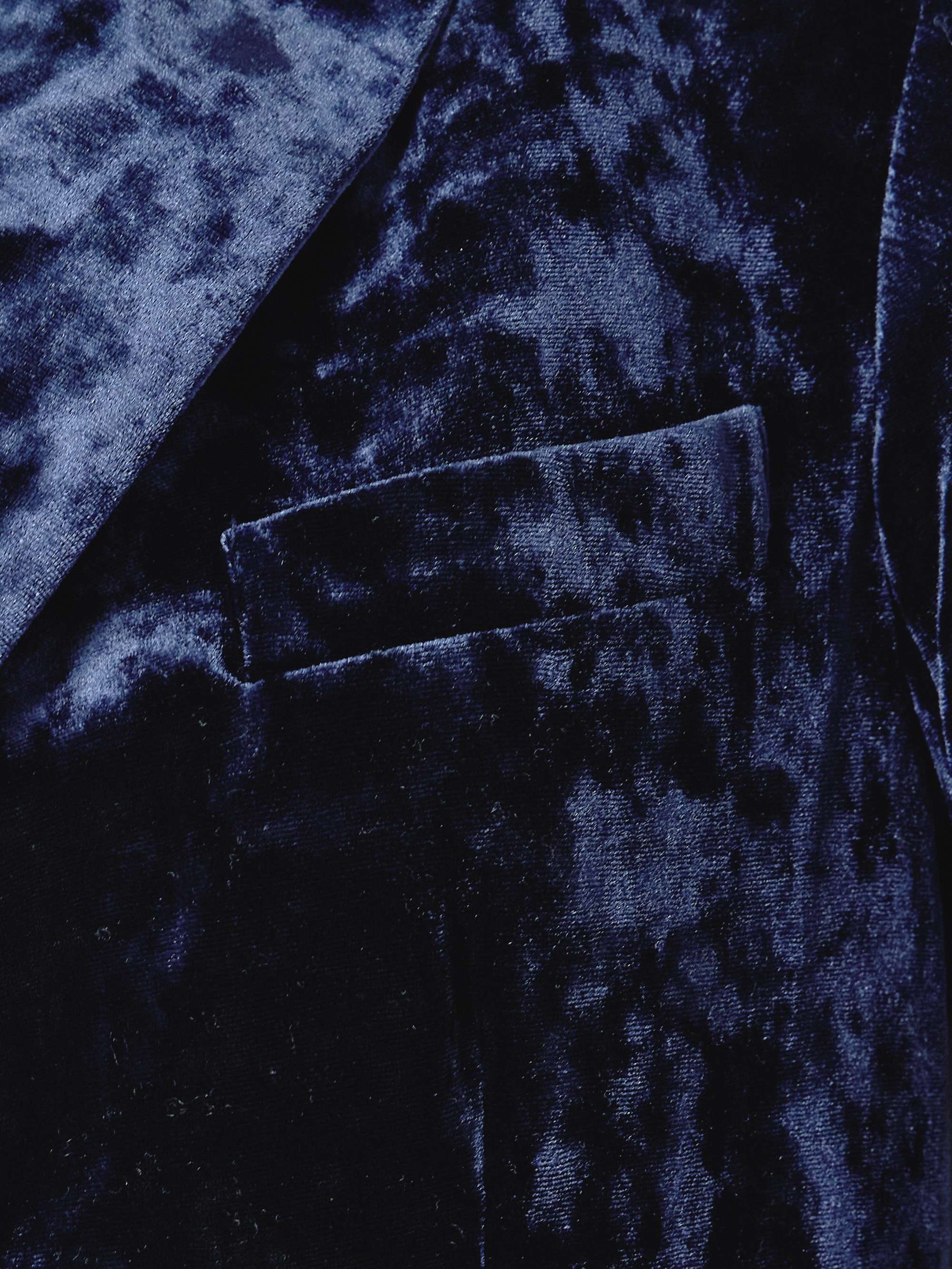 Crushed-velvet blazer view