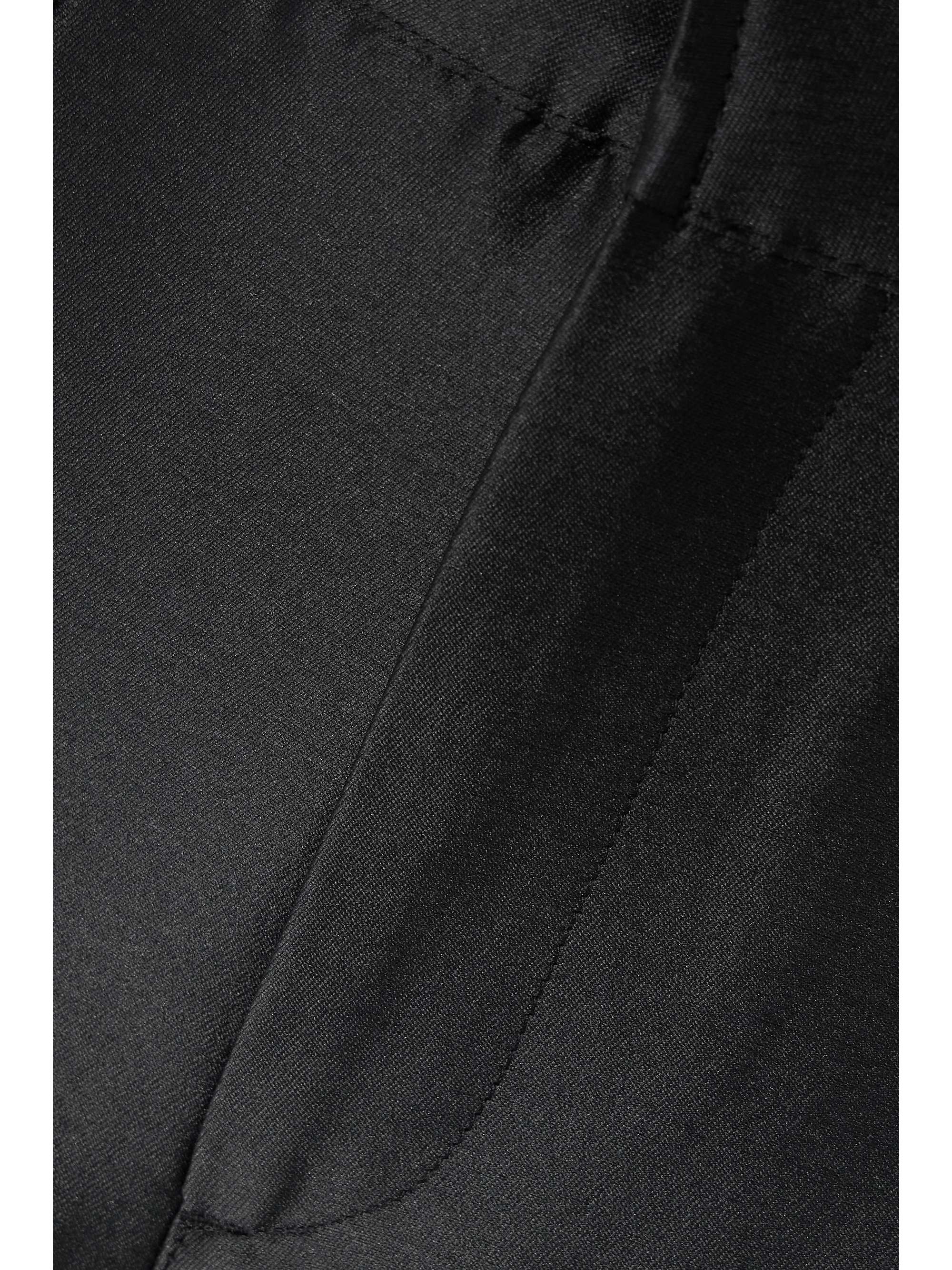 Yoshitomo pleated faille wide-leg pants view