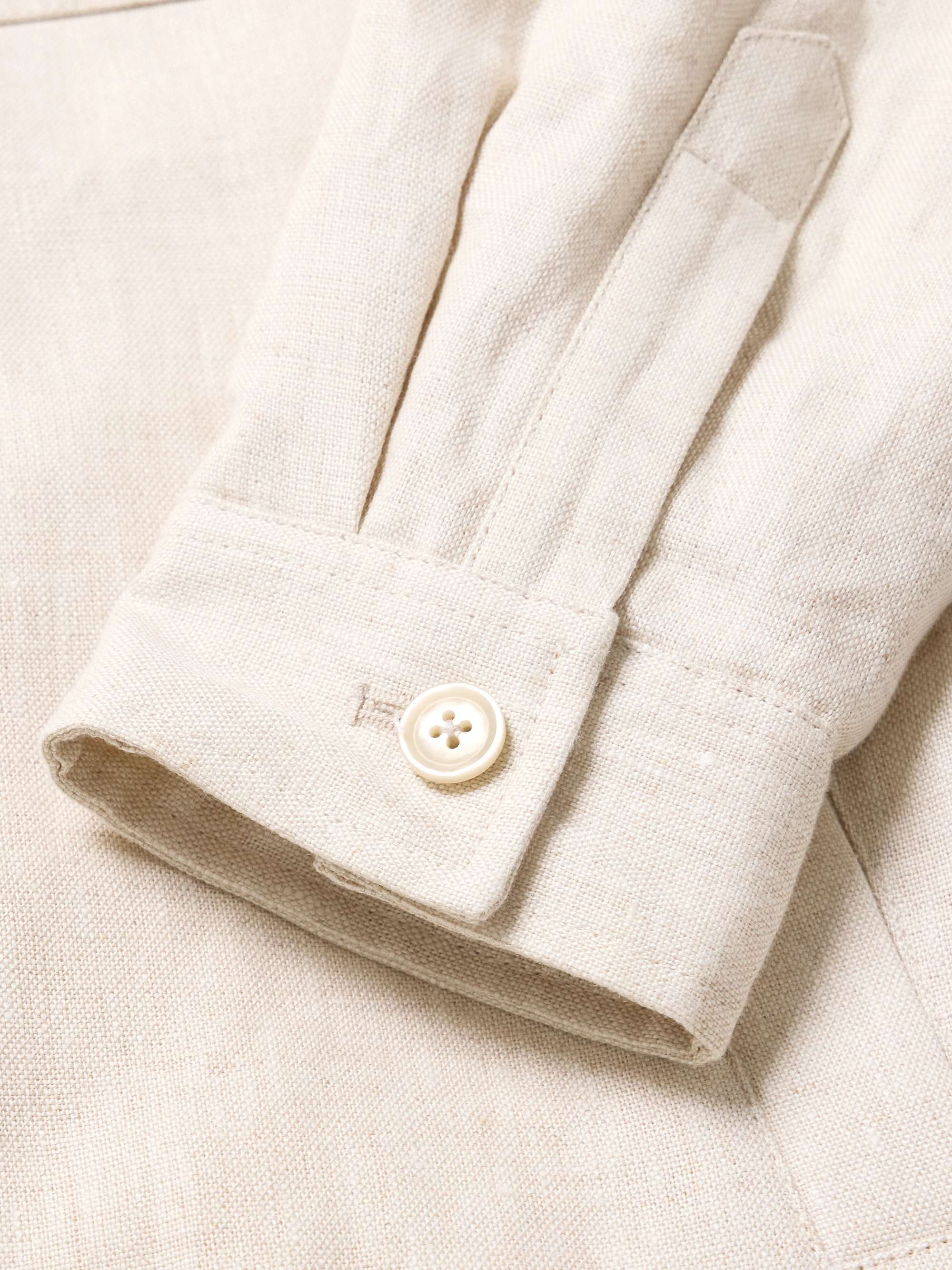 Cafu 1454 Linen Shirt Jacket view