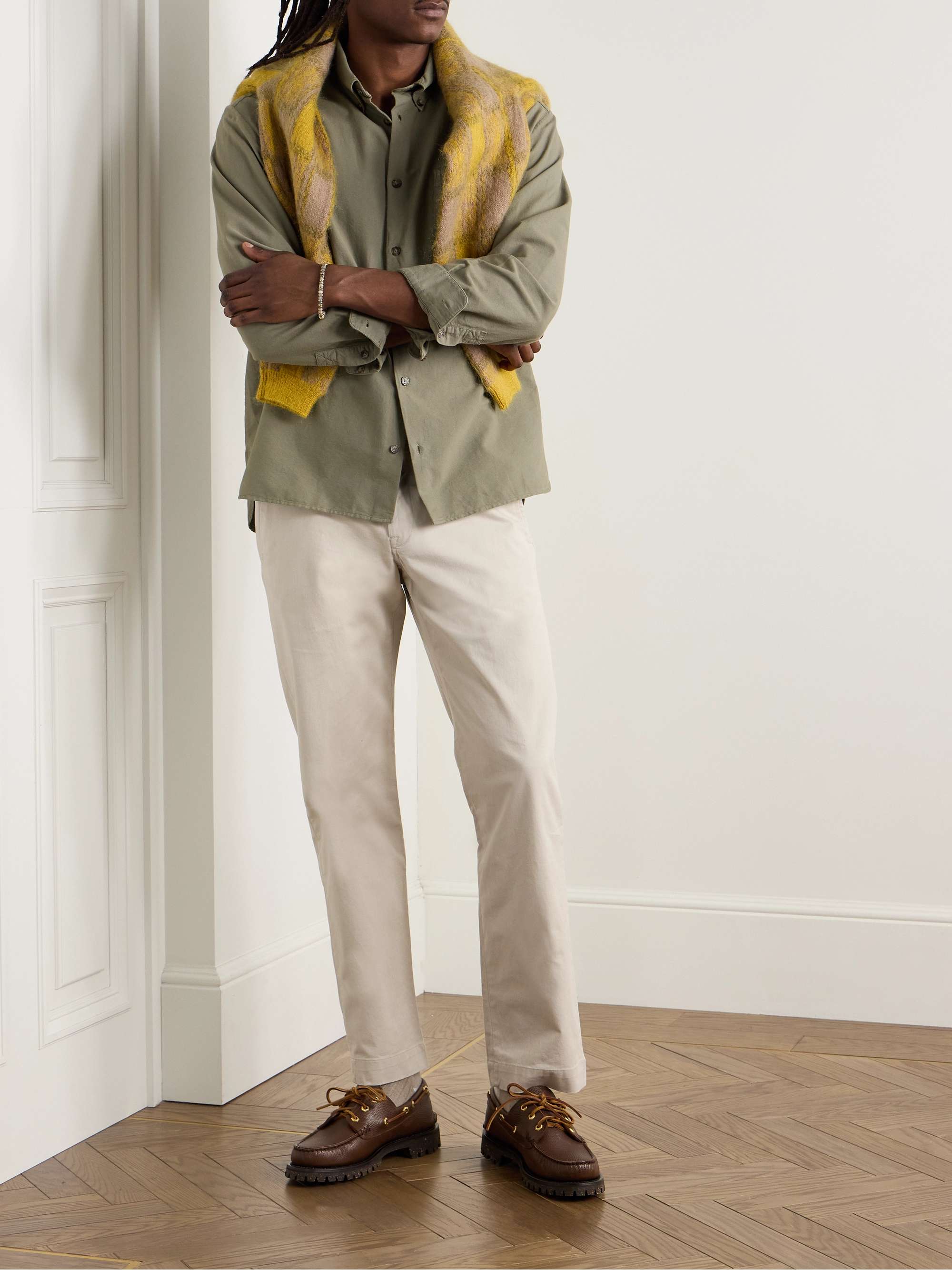 Bedford Slim-Fit Stretch-Cotton Twill Chinos view