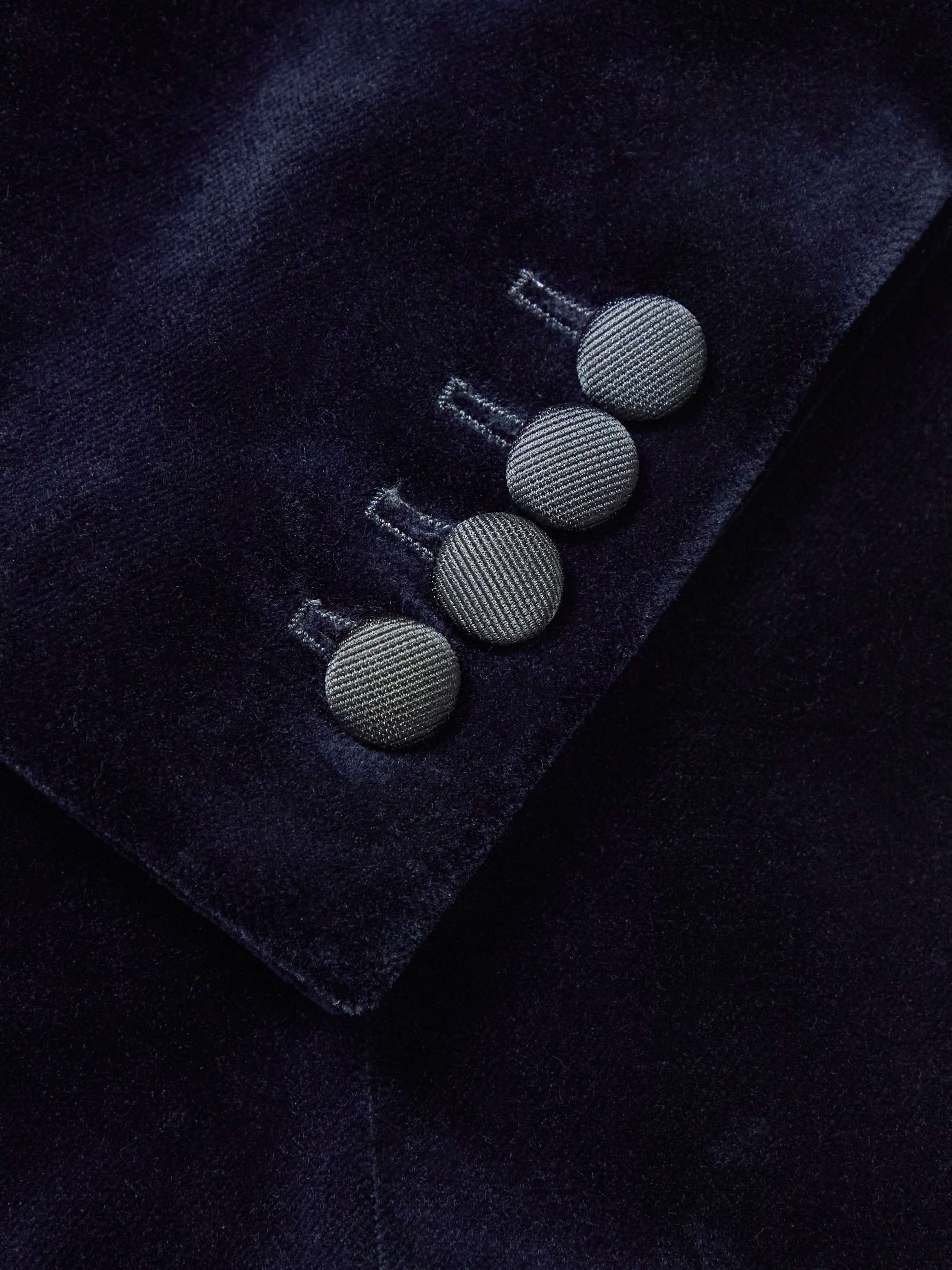 Cotton-Velvet Tuxedo Jacket view
