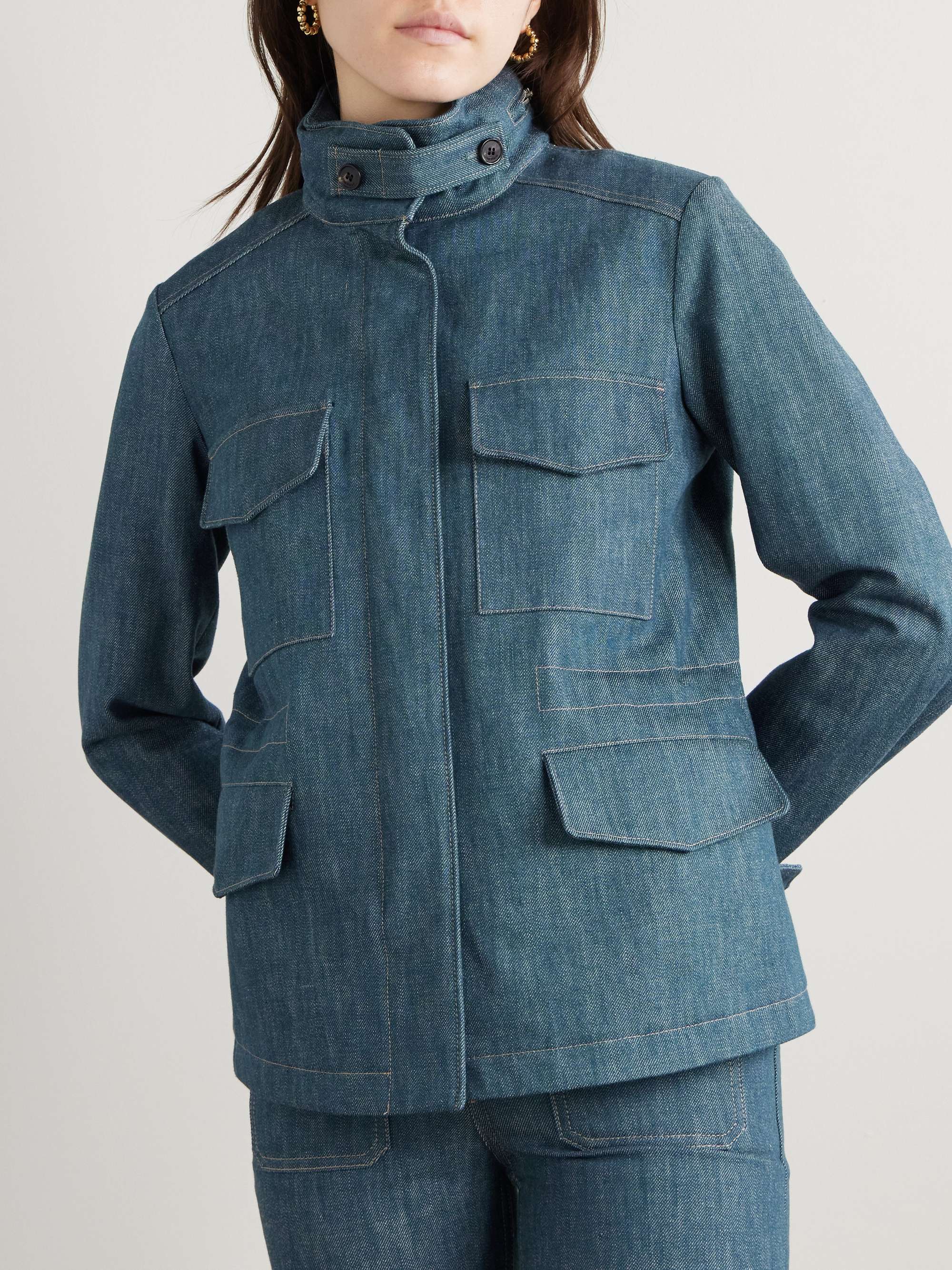 Traveller denim jacket view