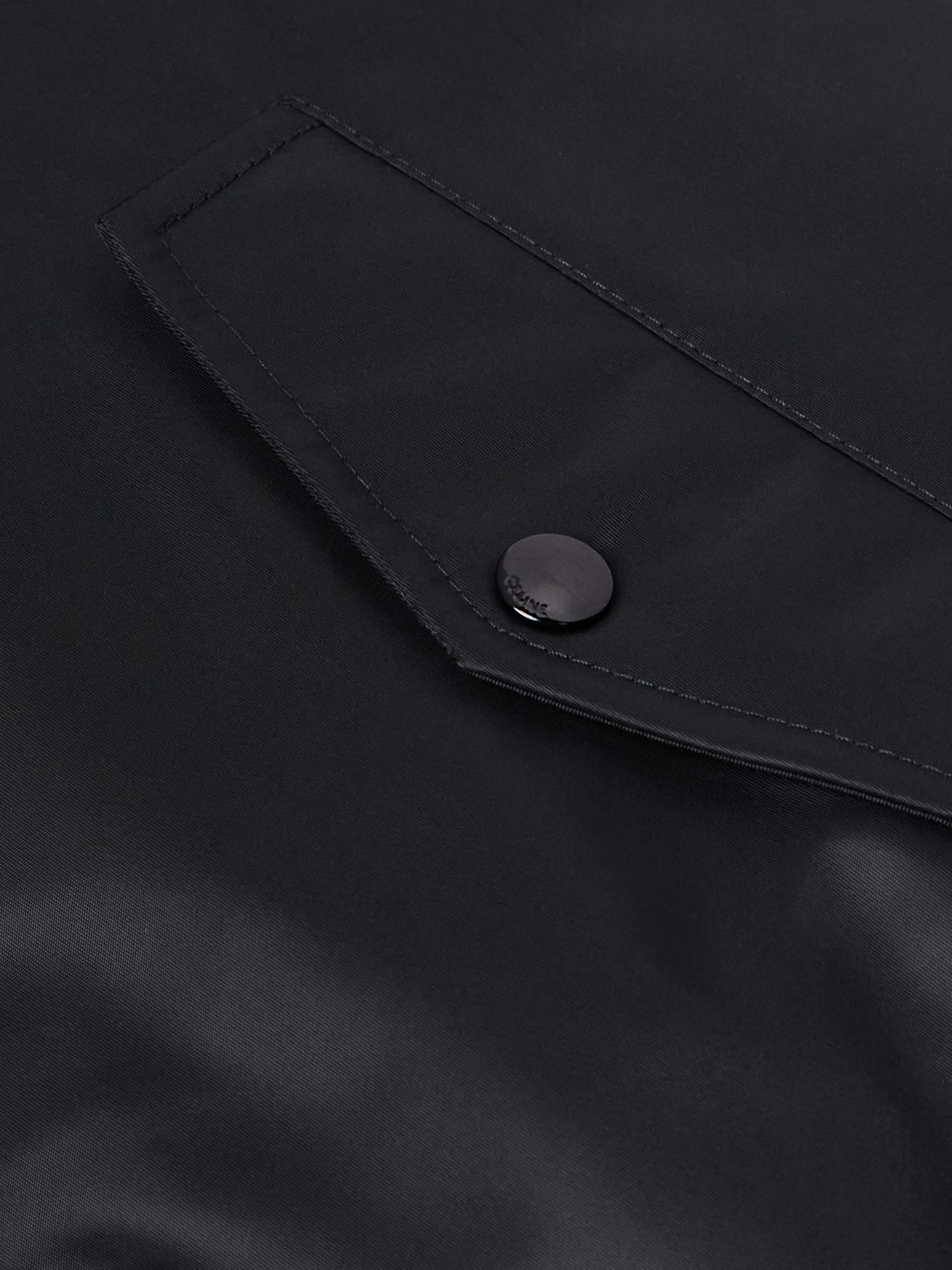 Logo-Print Chain-Embellished Shell Bomber Jacket view