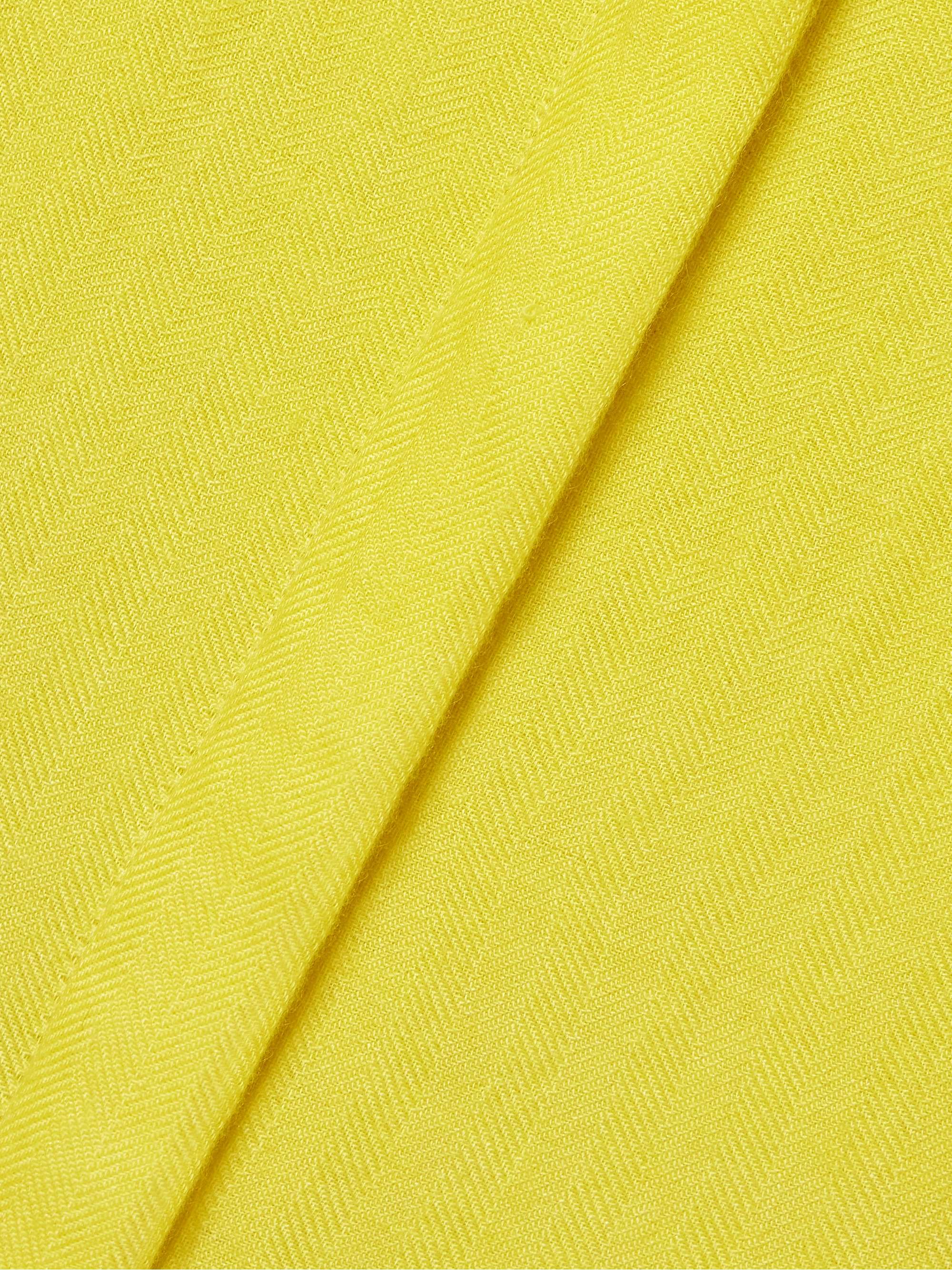 Magritte herringbone cashmere and silk-blend maxi dress view