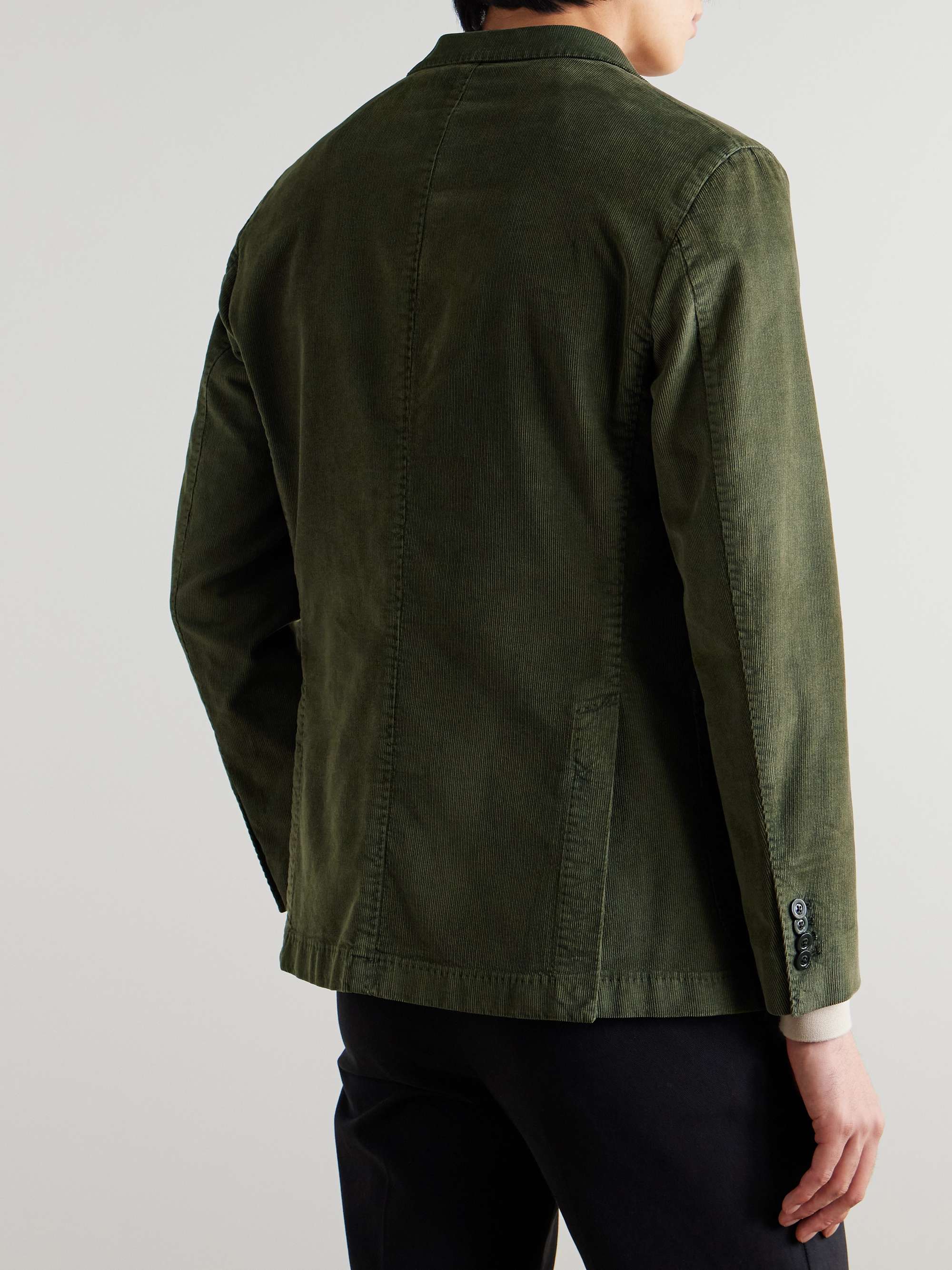 Garment-Dyed Cotton-Blend Corduroy Suit Jacket view