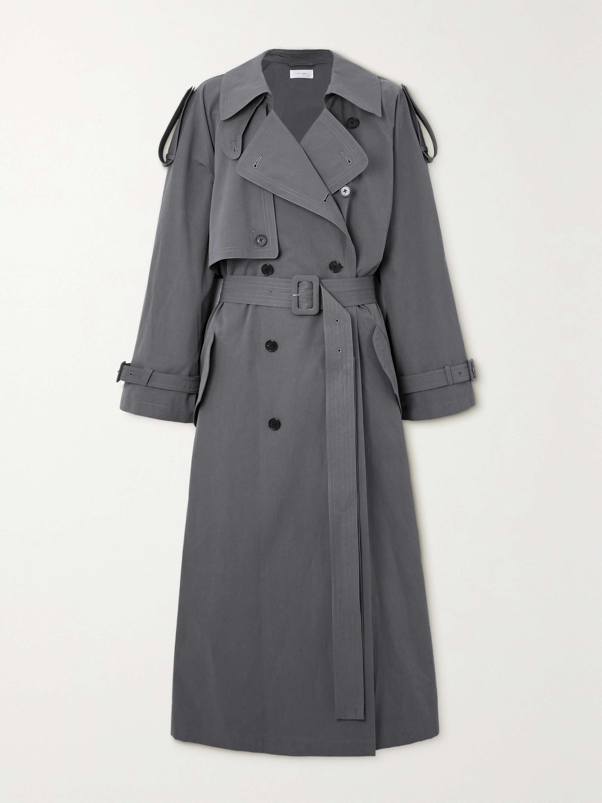 Avio cotton-poplin trench coat view
