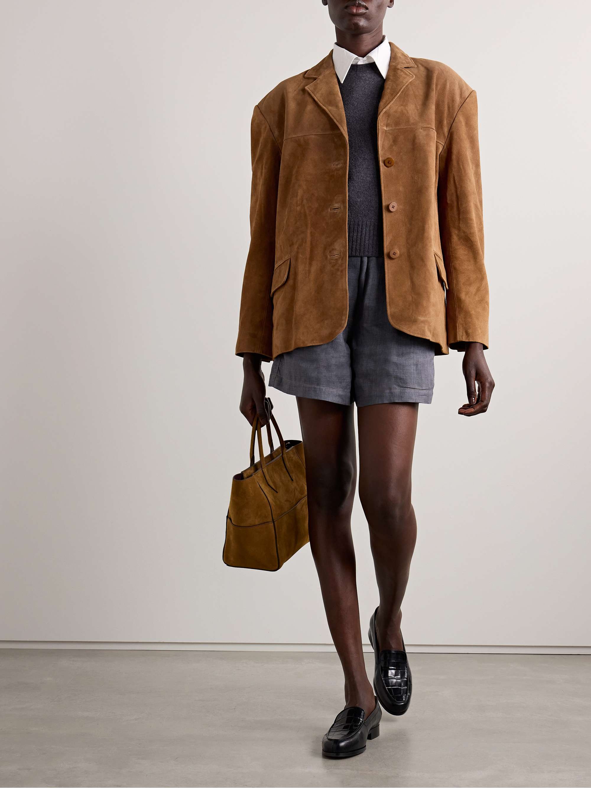 Corrine suede jacket view