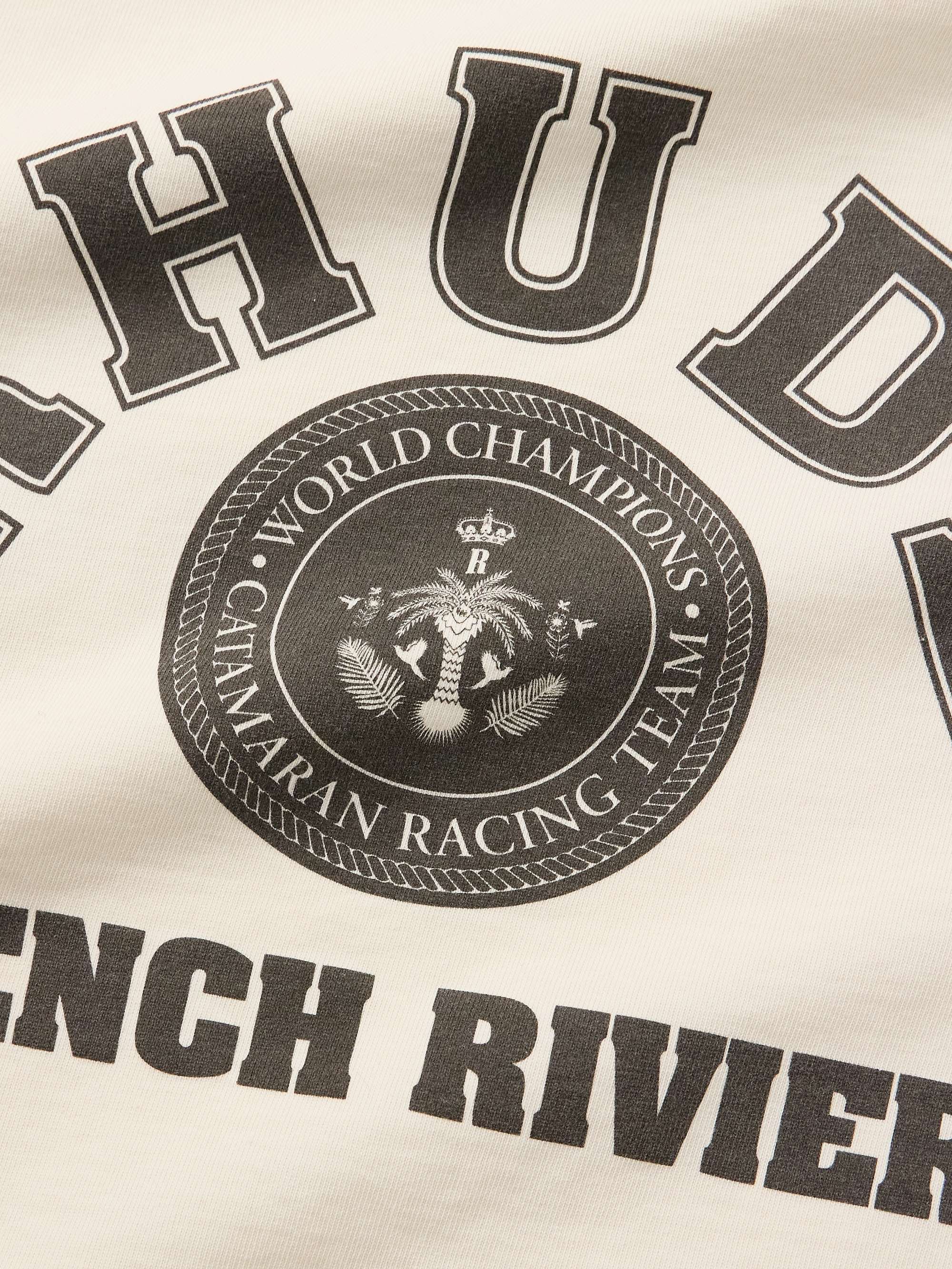 French Riviera Logo-Print Cotton-Jersey T-Shirt view