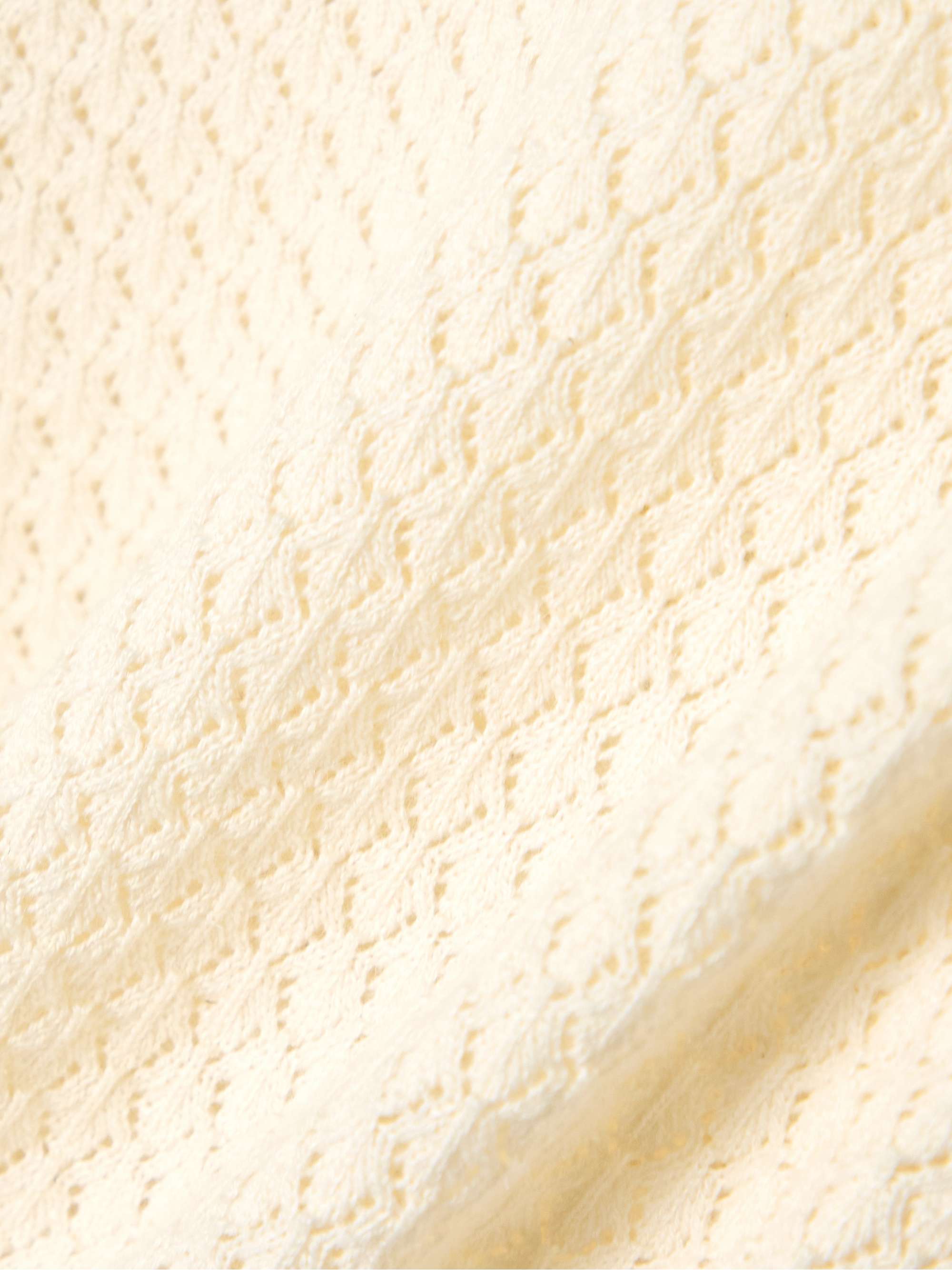 Carena pointelle-knit Pima cotton and silk-blend top view