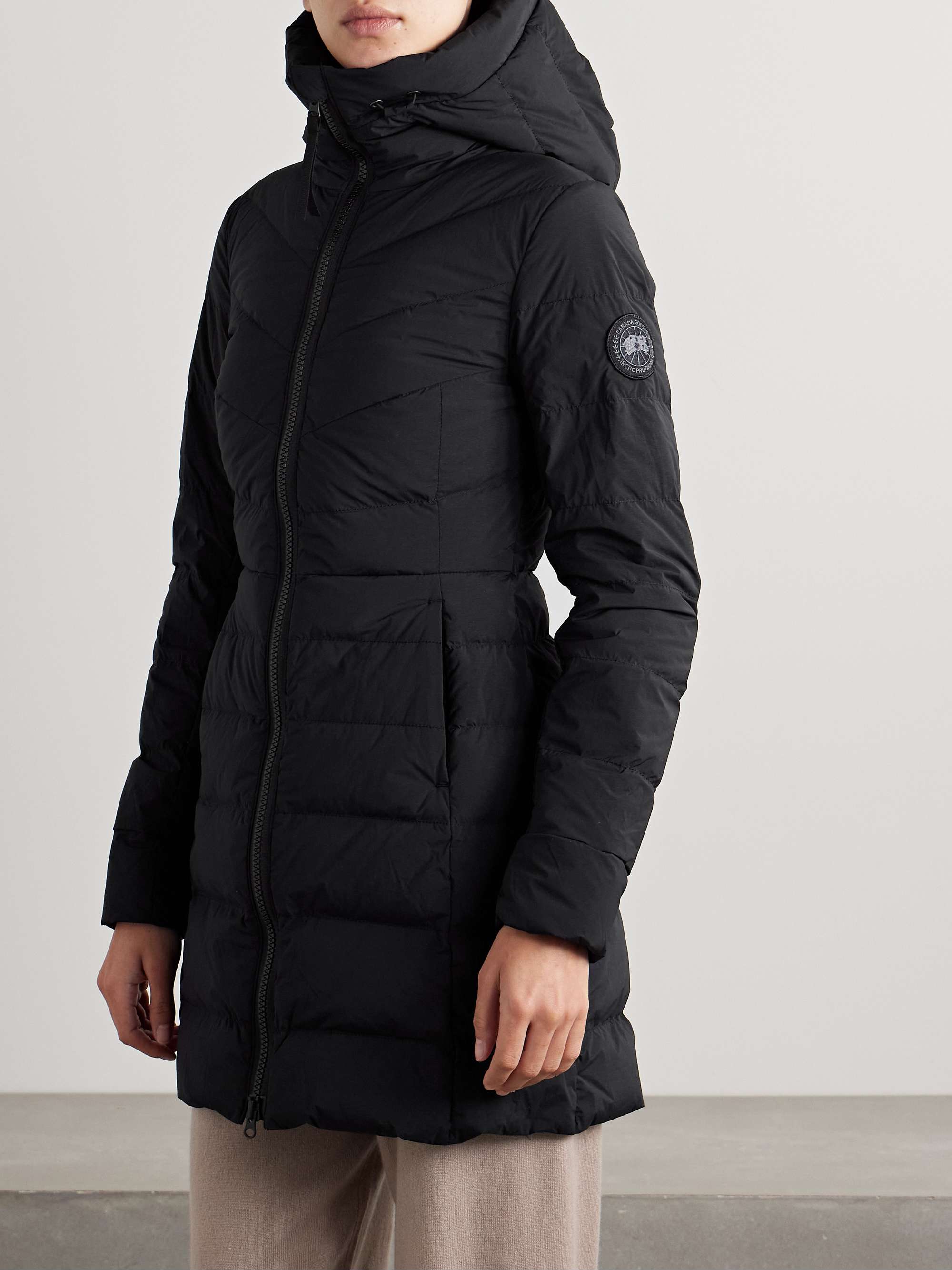 Clair hooded quilted Aira down coat view
