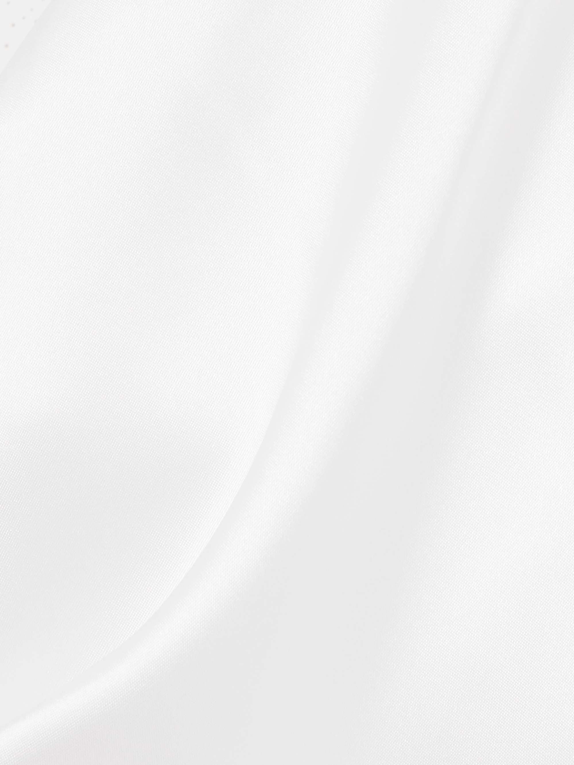 Ruffled satin-twill shirt view