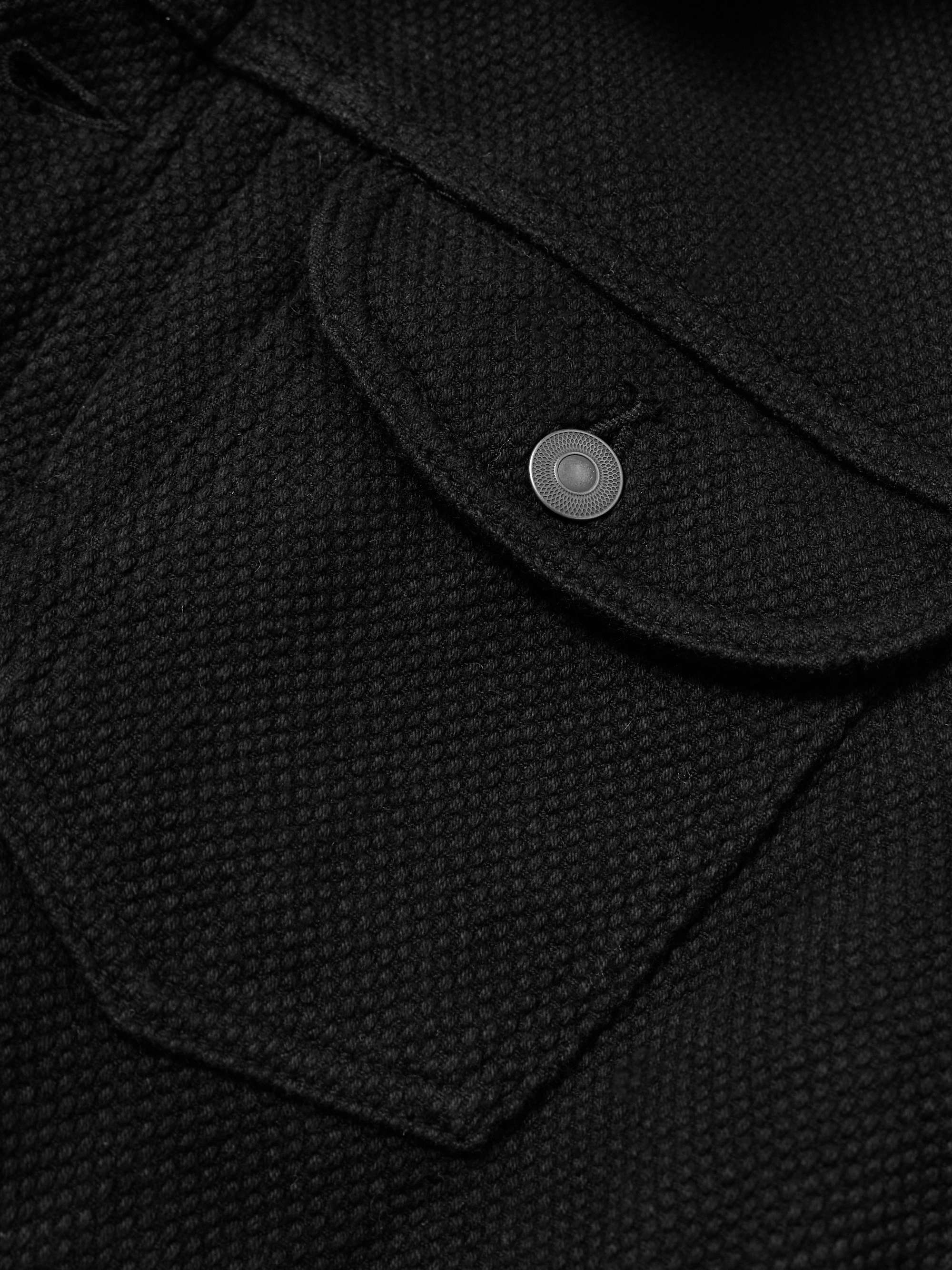 Sashiko Cotton-Canvas Trucker Jacket view