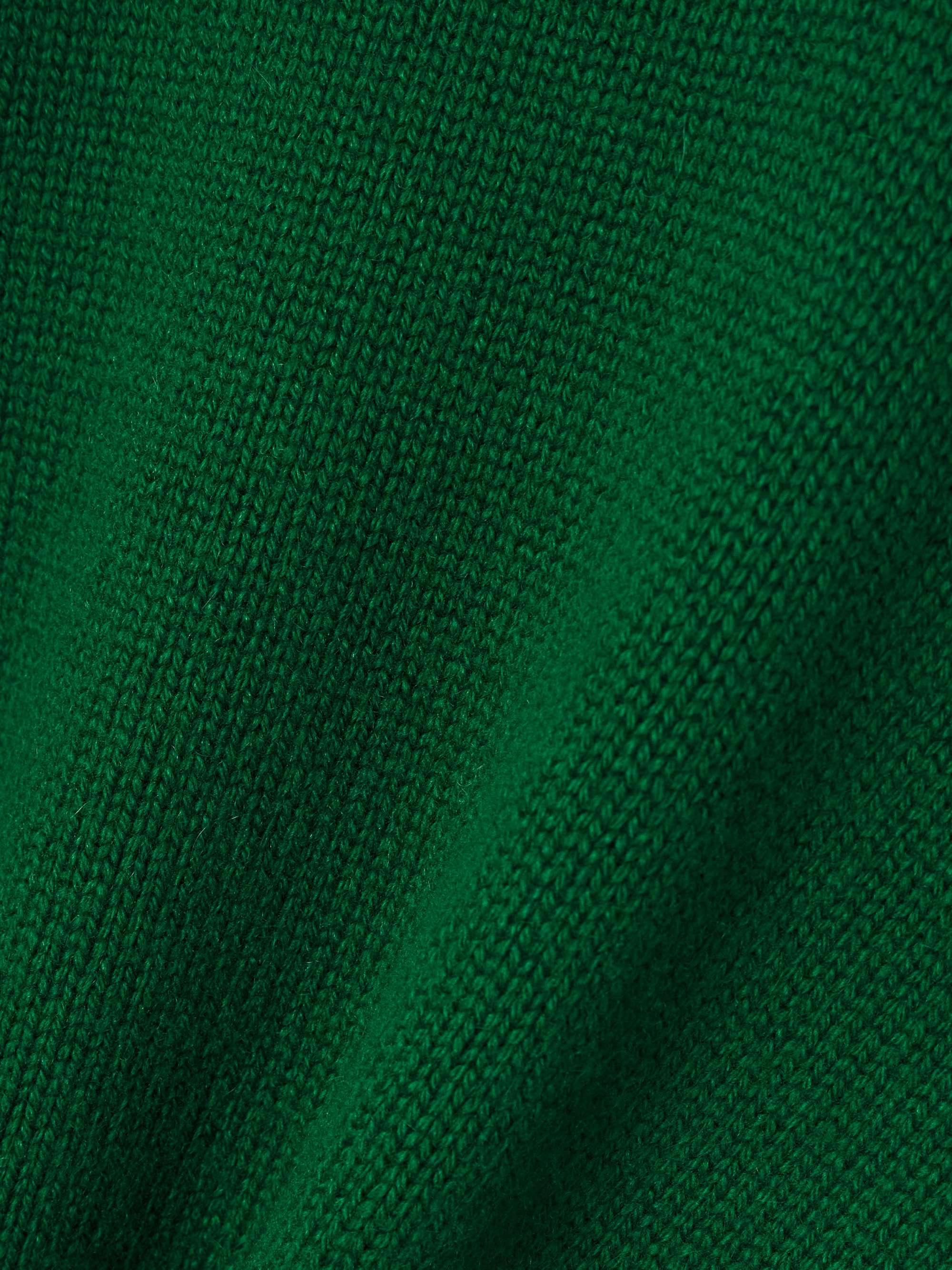 Asymmetric cashmere polo sweater view