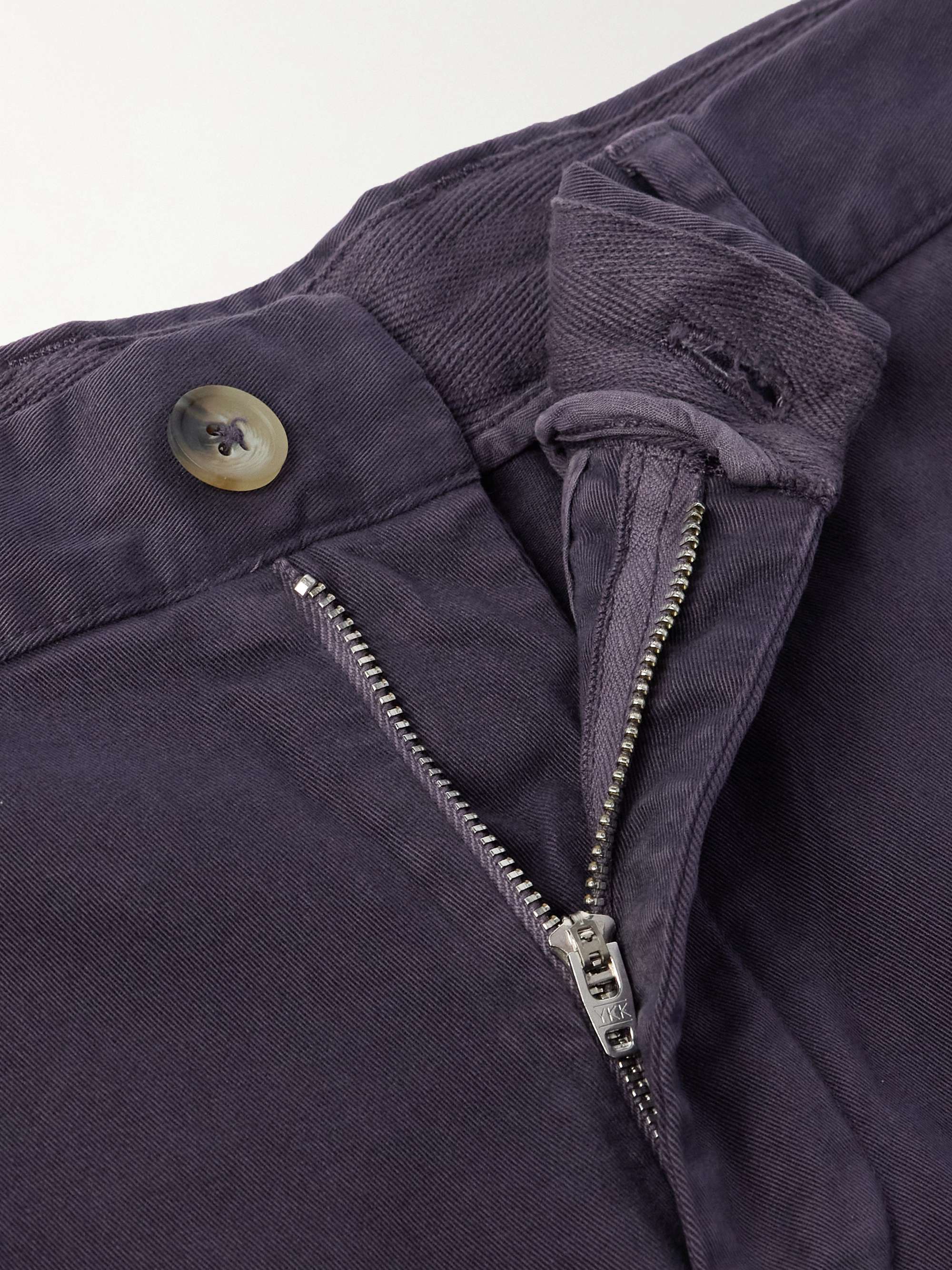 Jagger Tapered Cotton-Blend Twill Trousers view