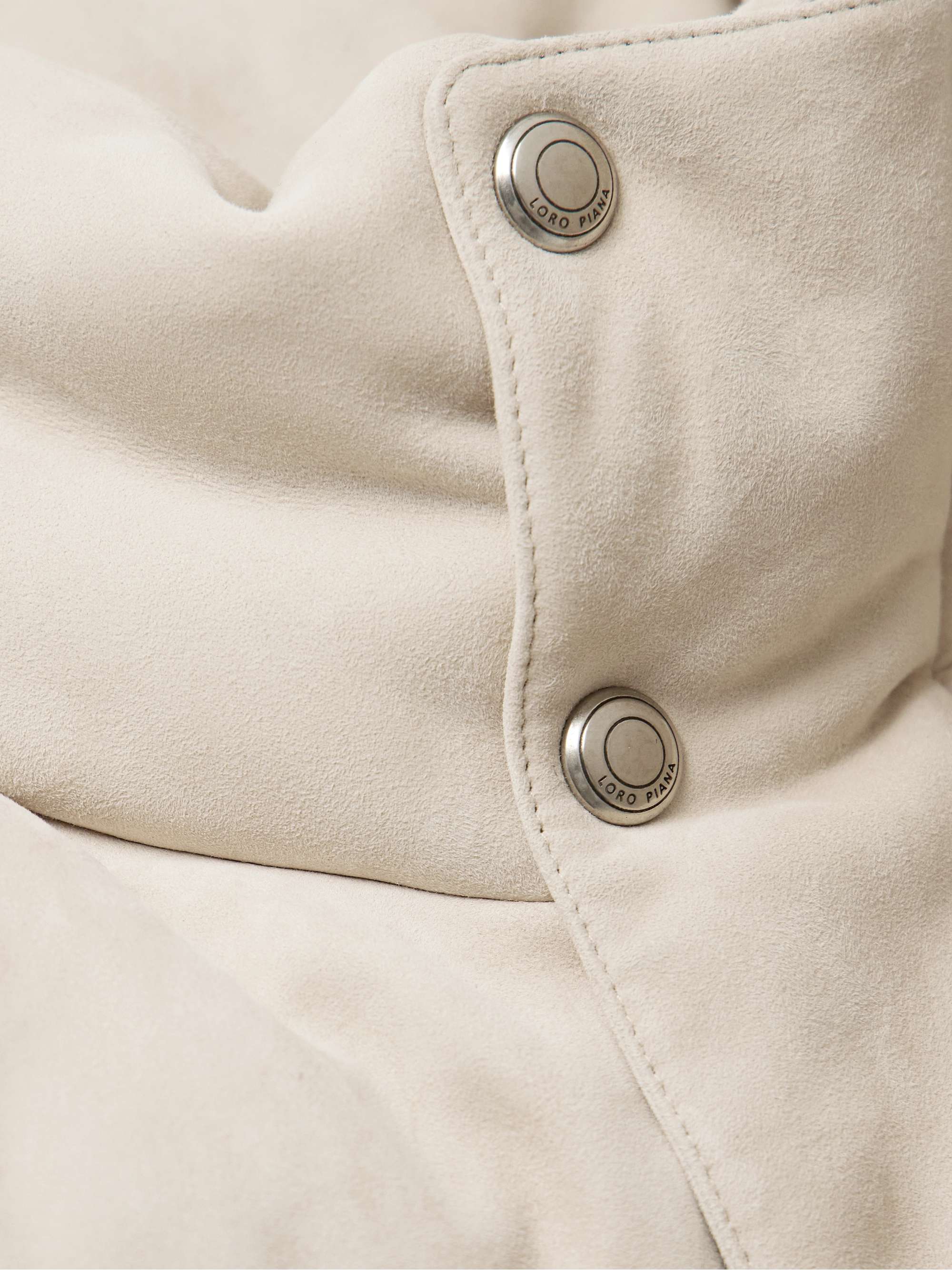 Flavio Quilted Suede Jacket view