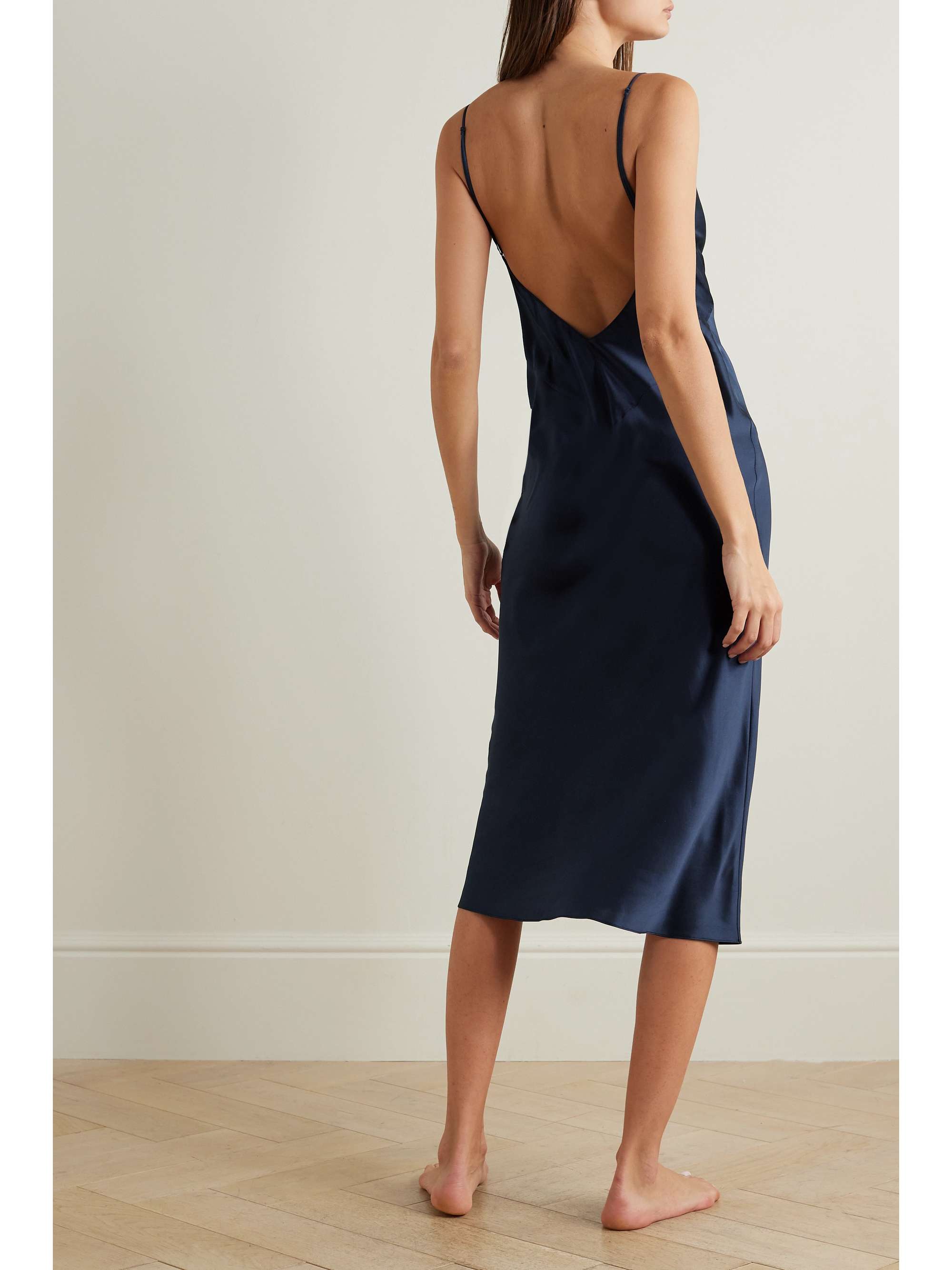 Issa silk-satin nightdress view
