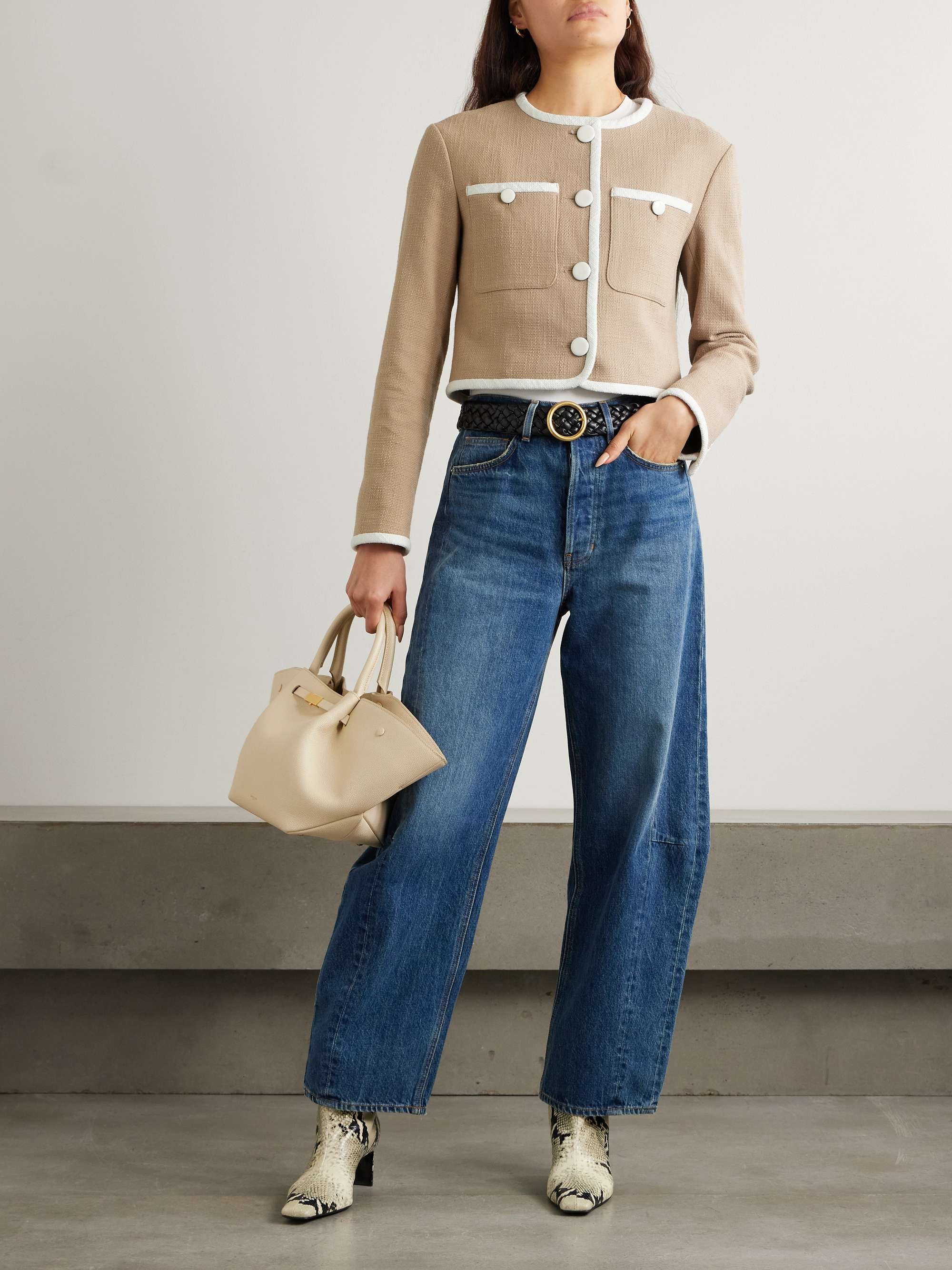 Beale cotton-blend tweed jacket view