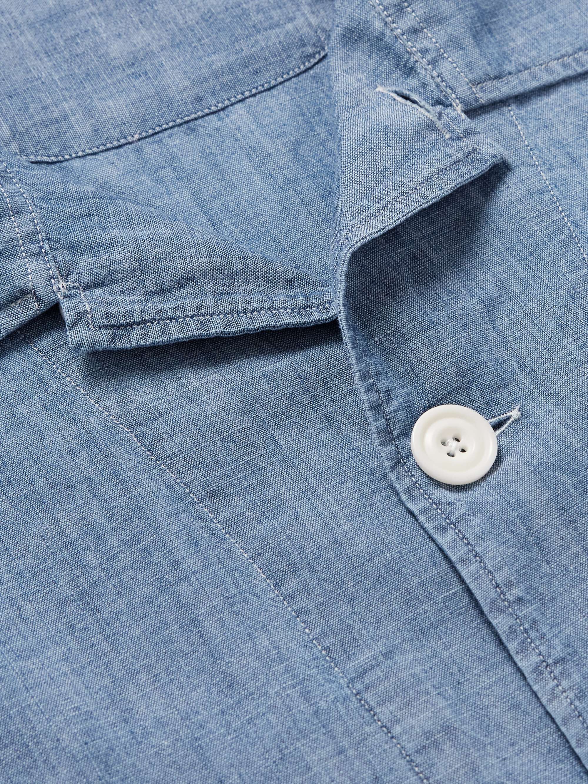 Perry Cotton-Chambray Overshirt view