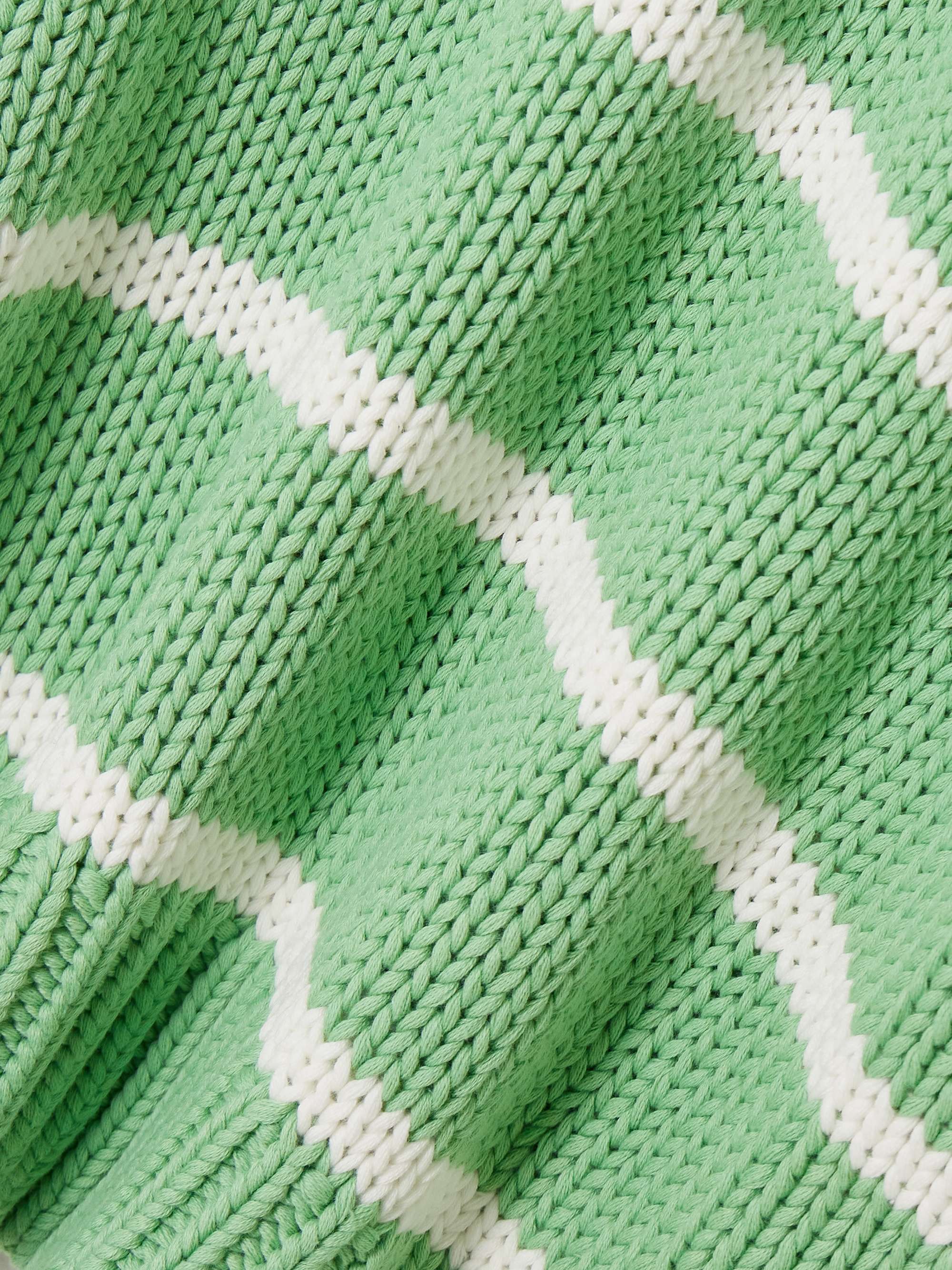 Mini Marina striped cotton sweater view