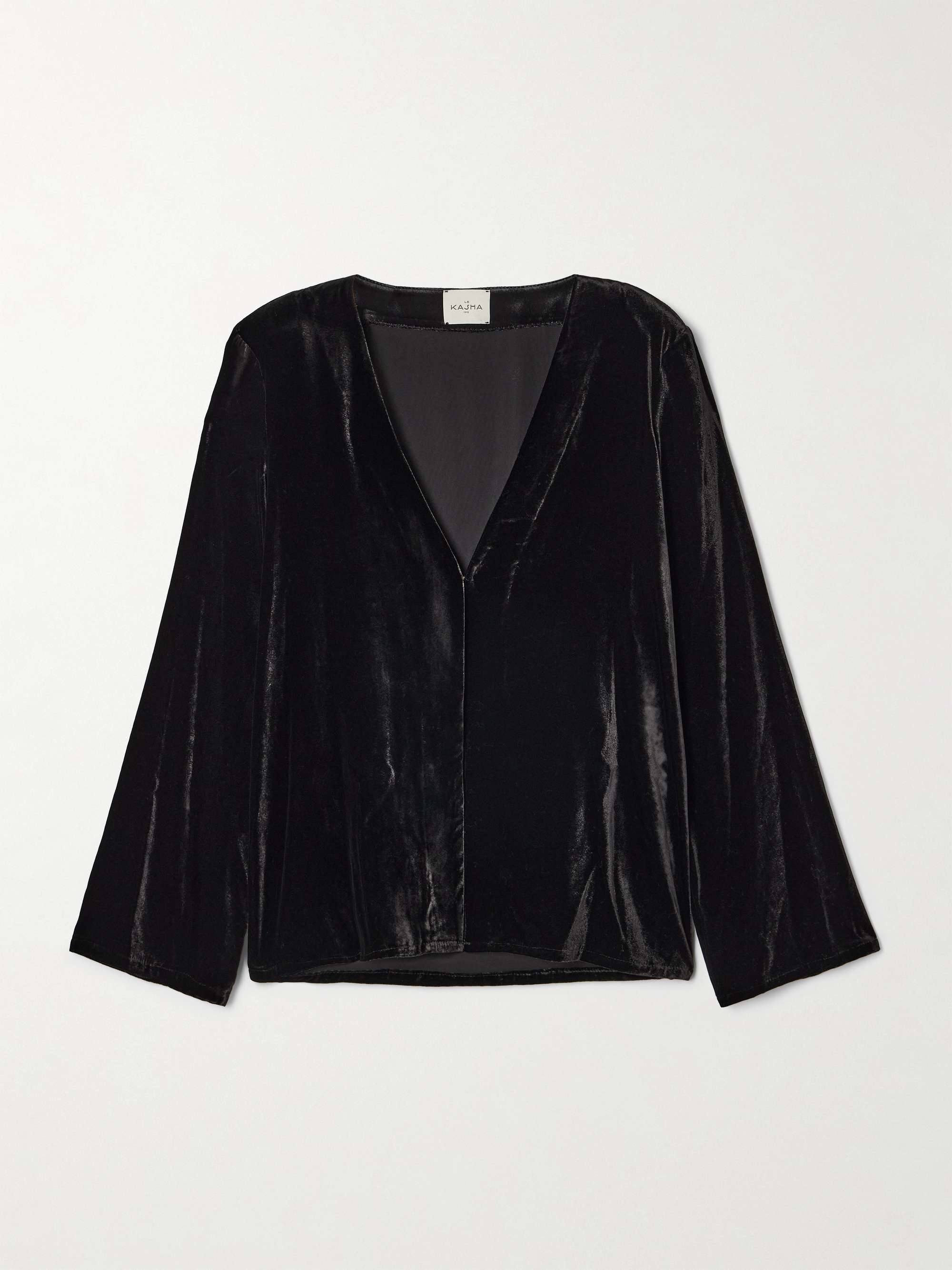 Grissi velvet top view