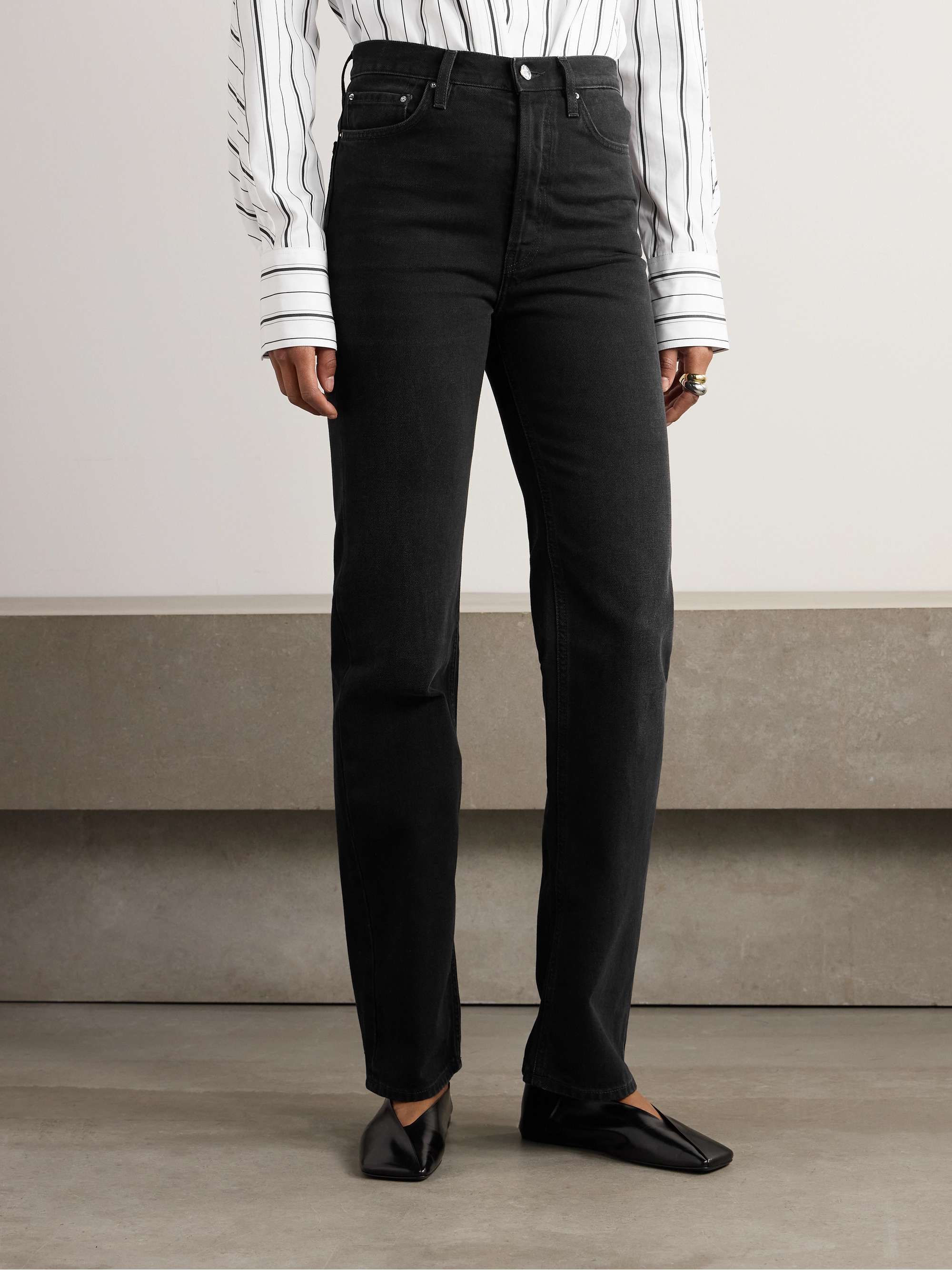 + NET SUSTAIN high-rise straight-leg jeans view