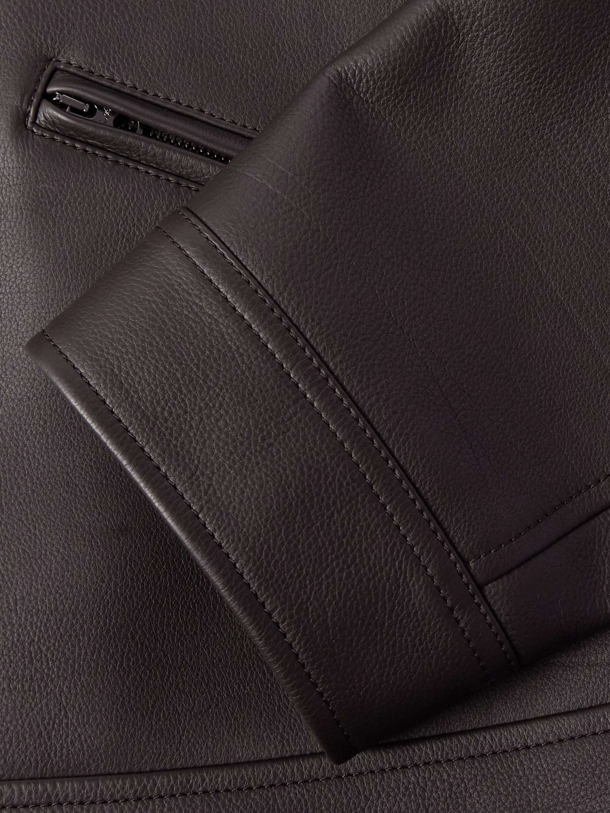 Gail Full-Grain Leather Jacket view