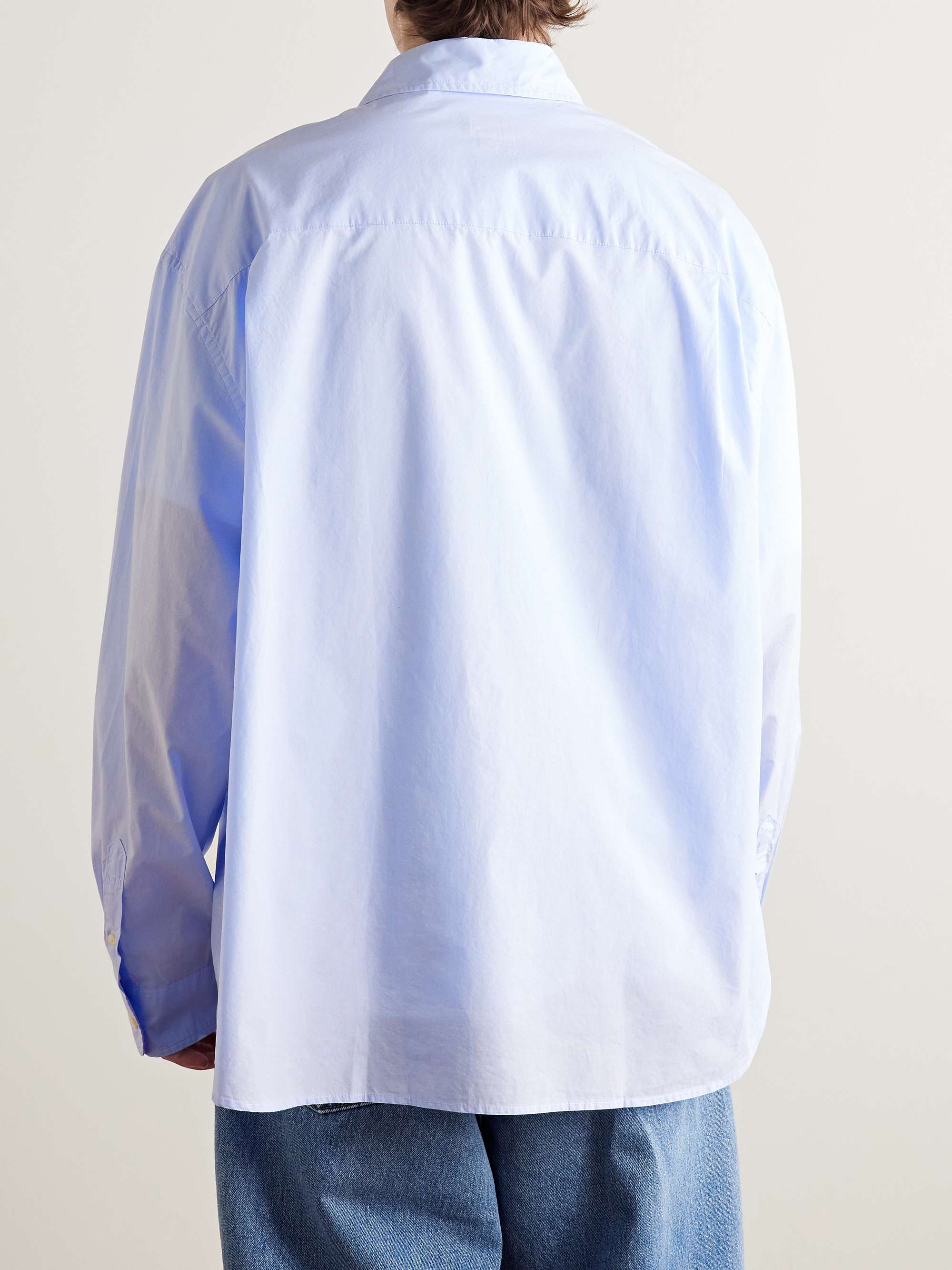 Oversized Cotton-Poplin Shirt view