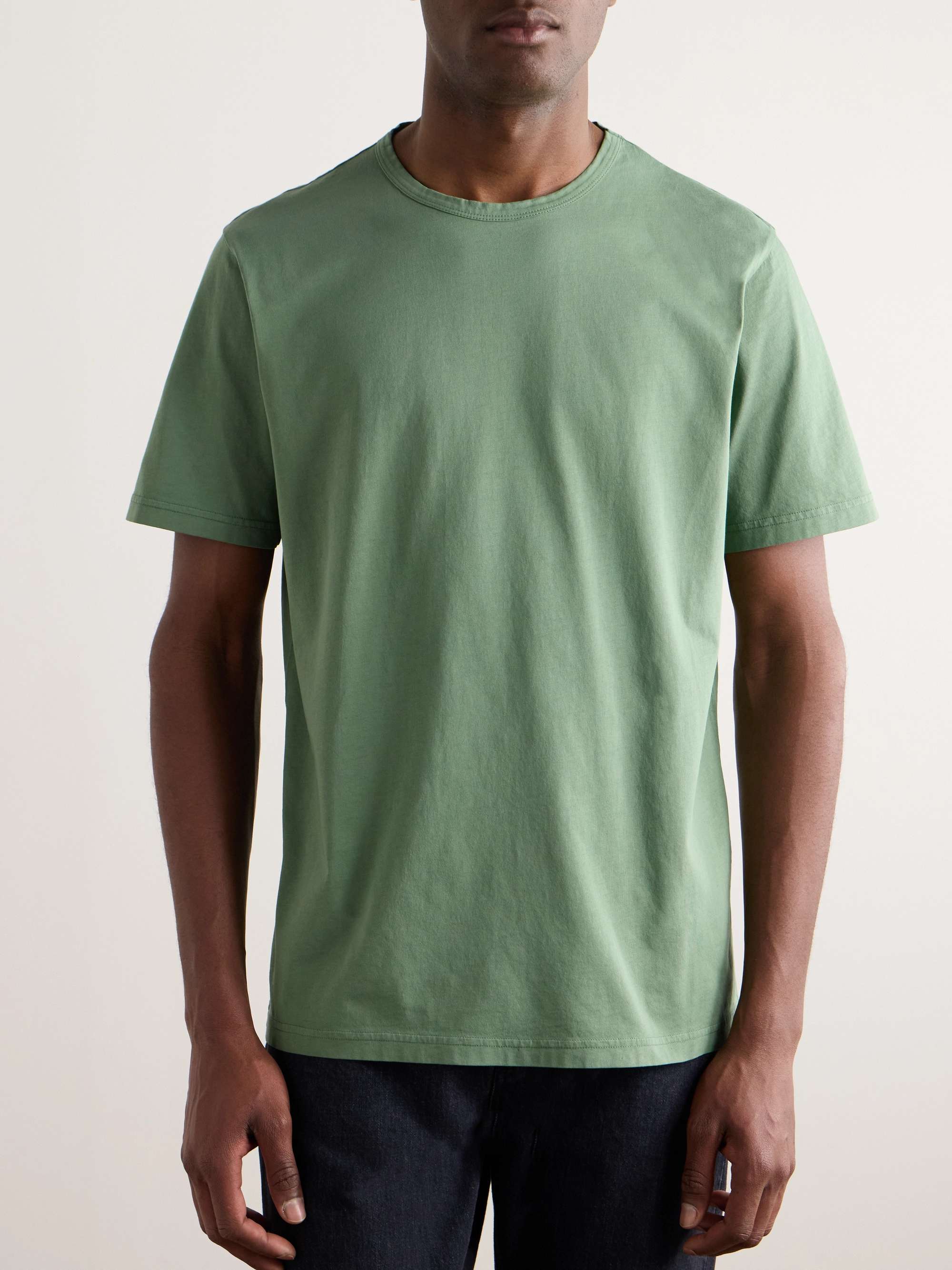 Garment-Dyed Organic Cotton-Jersey T-Shirt view