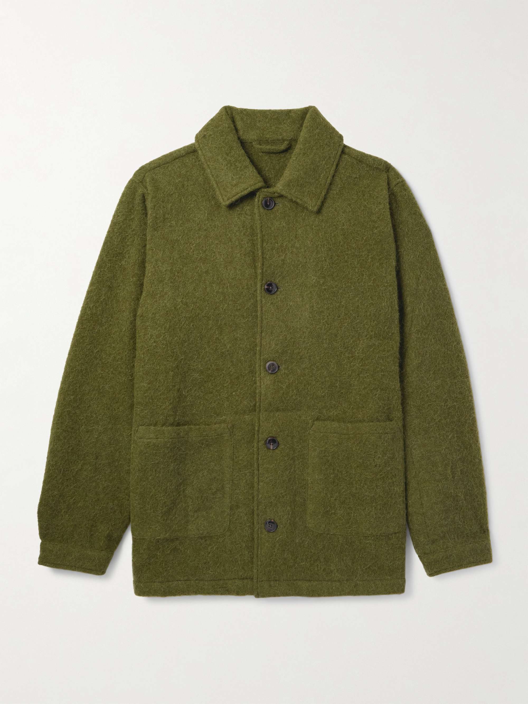 Jorvi Brushed Alpaca and Wool-Blend Jacket view