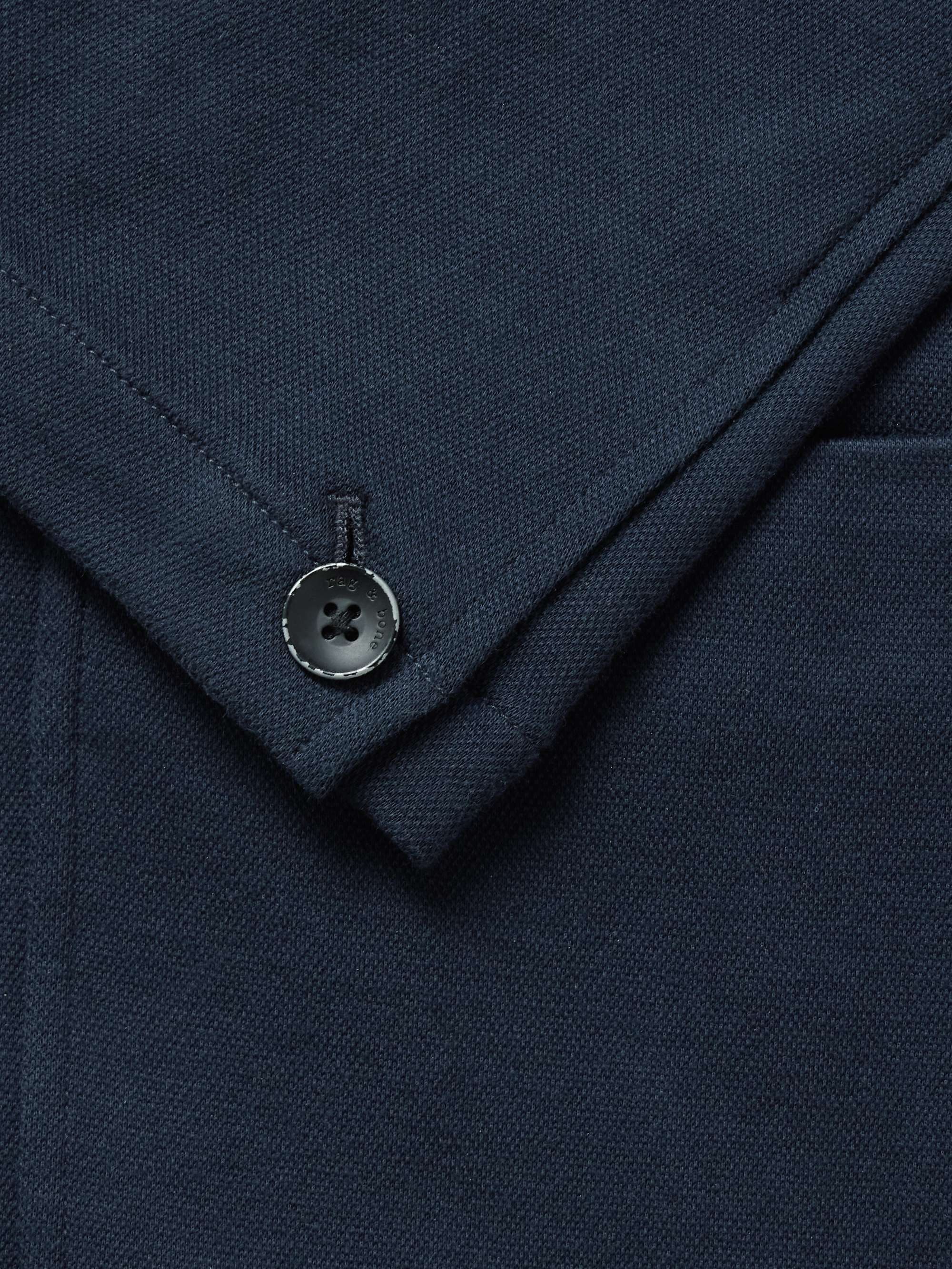 Butler Cotton-Blend Piqué Blazer view