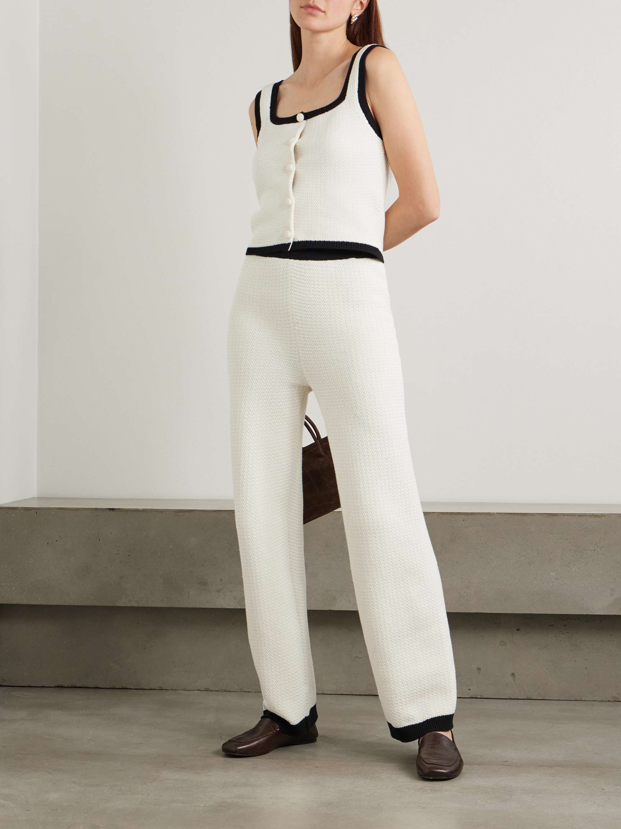 Eileen cotton straight-leg pants view