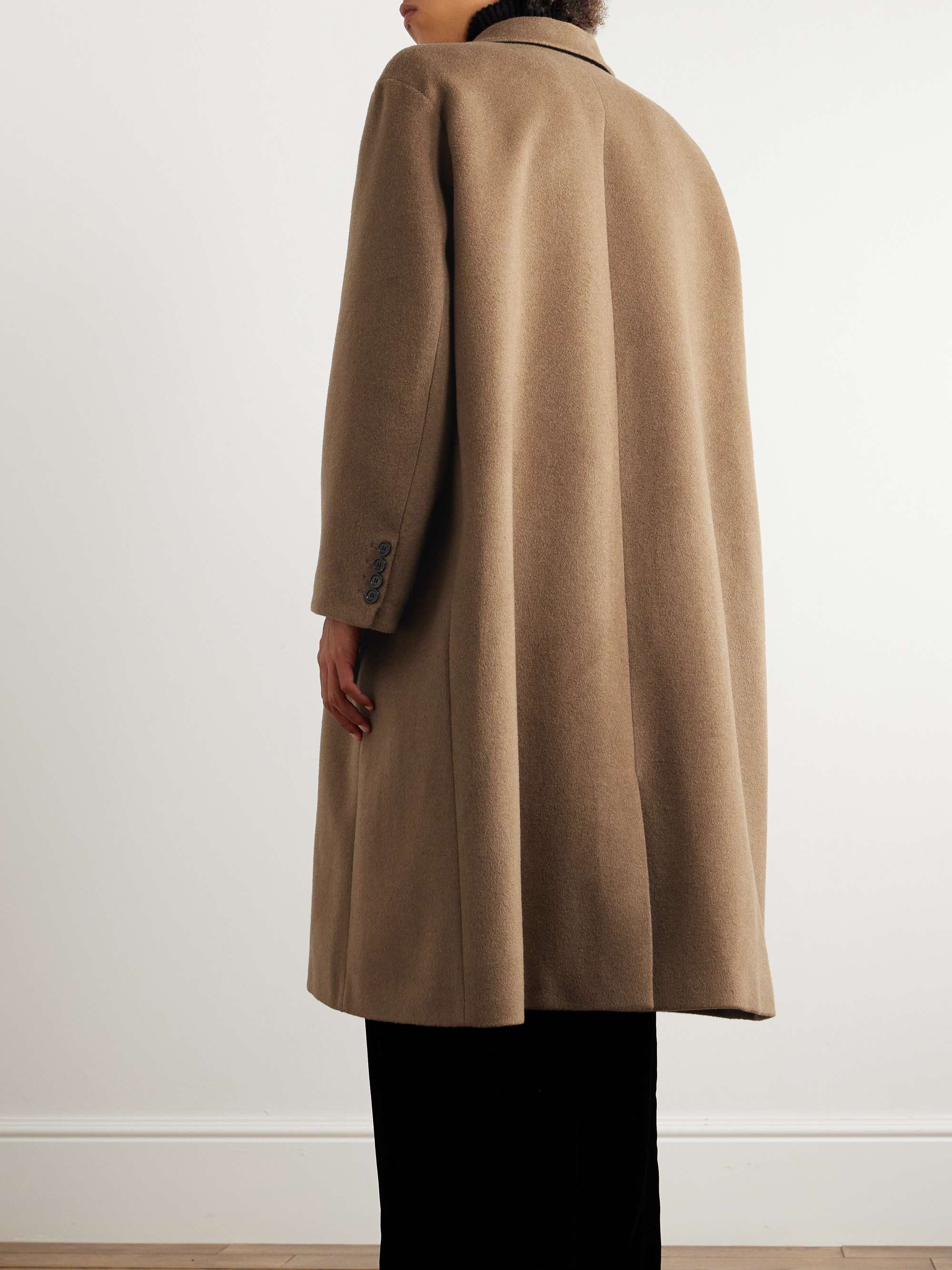 Oversized Brushed-Wool Coat view