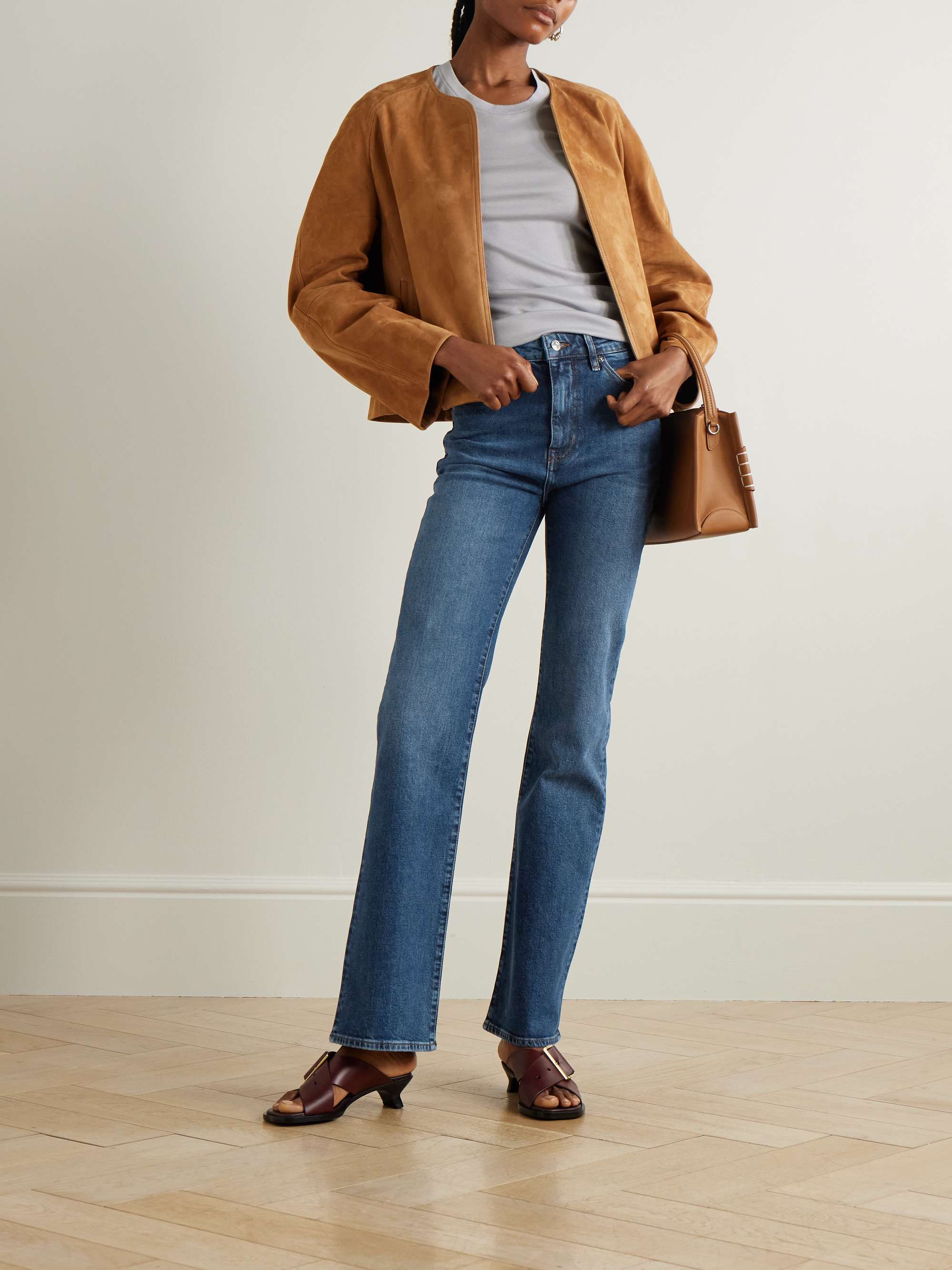 The Arrow high-rise flared jeans view