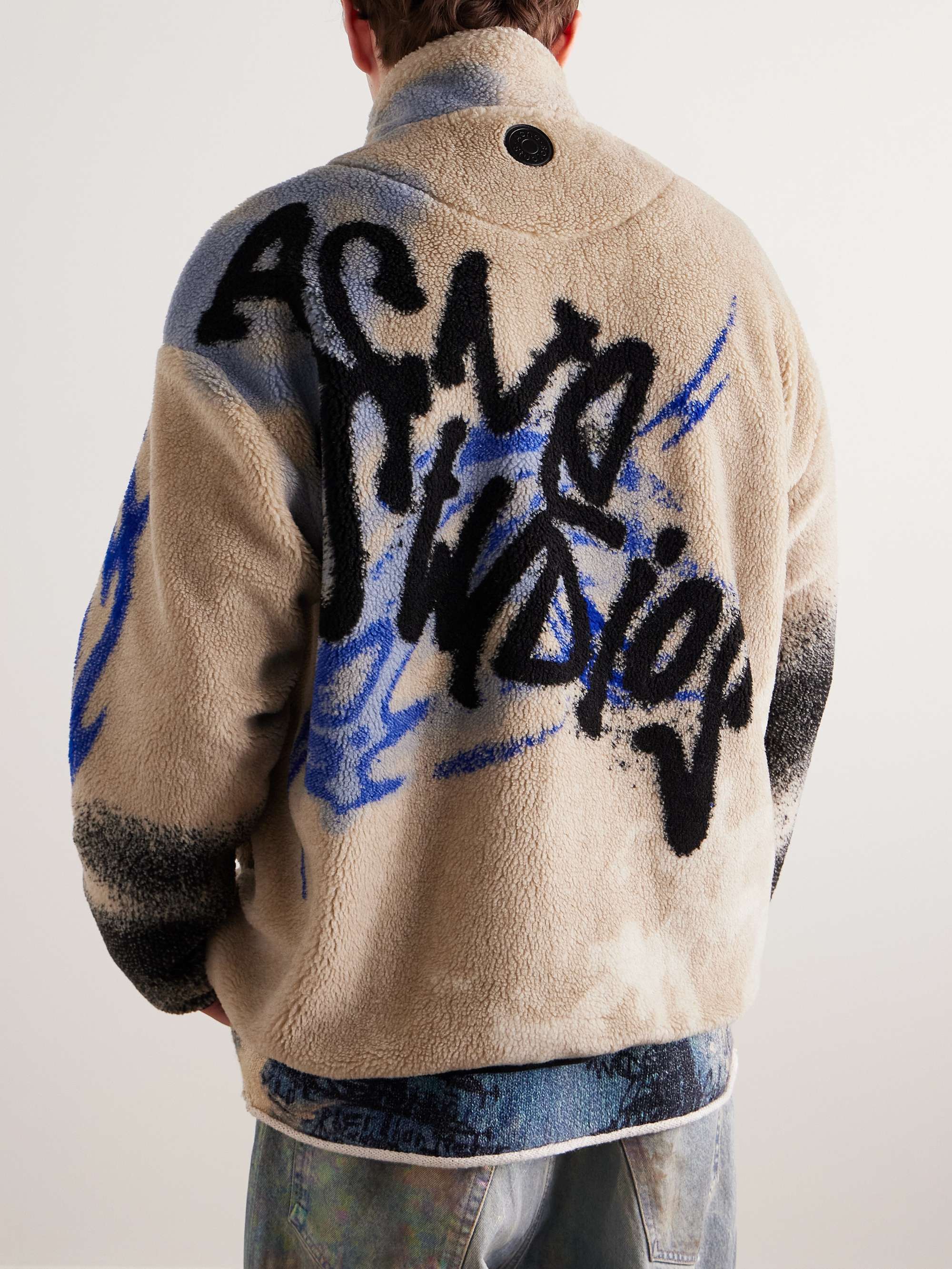 Ovinta Printed Fleece Jacket view