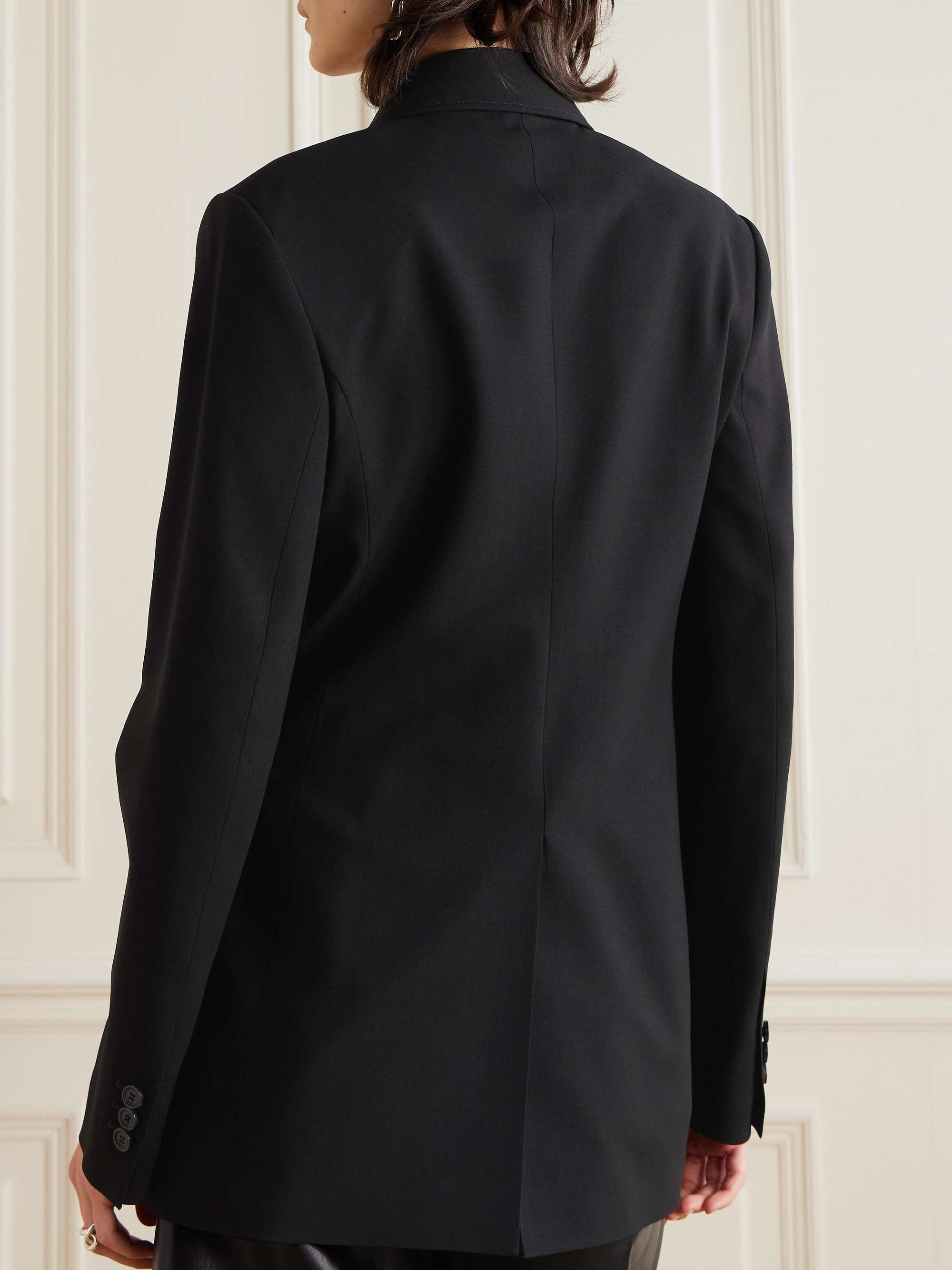 Embellished grain de poudre wool blazer view