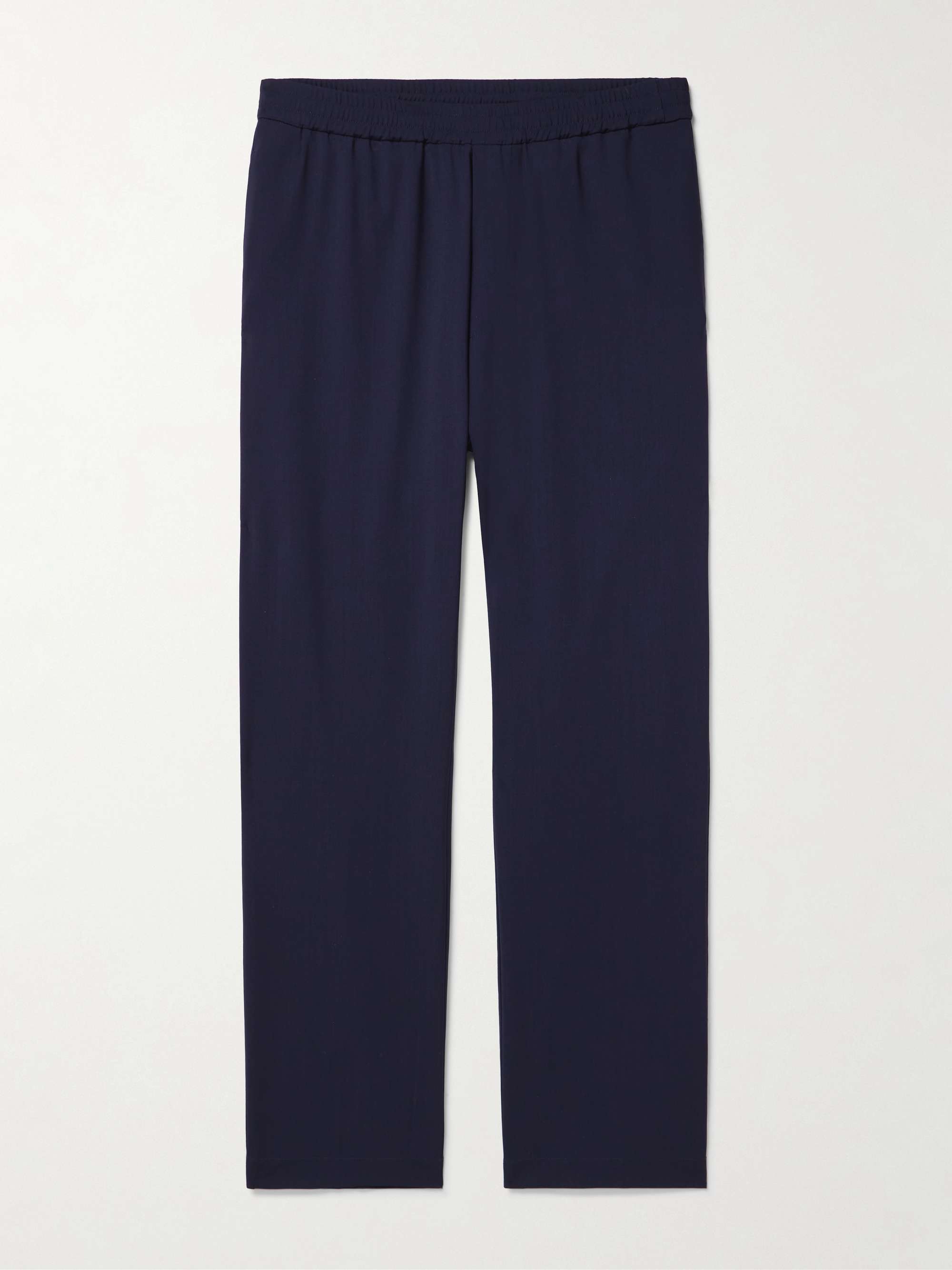 Bativoga Straight-Leg Wool Drawstring Trousers view