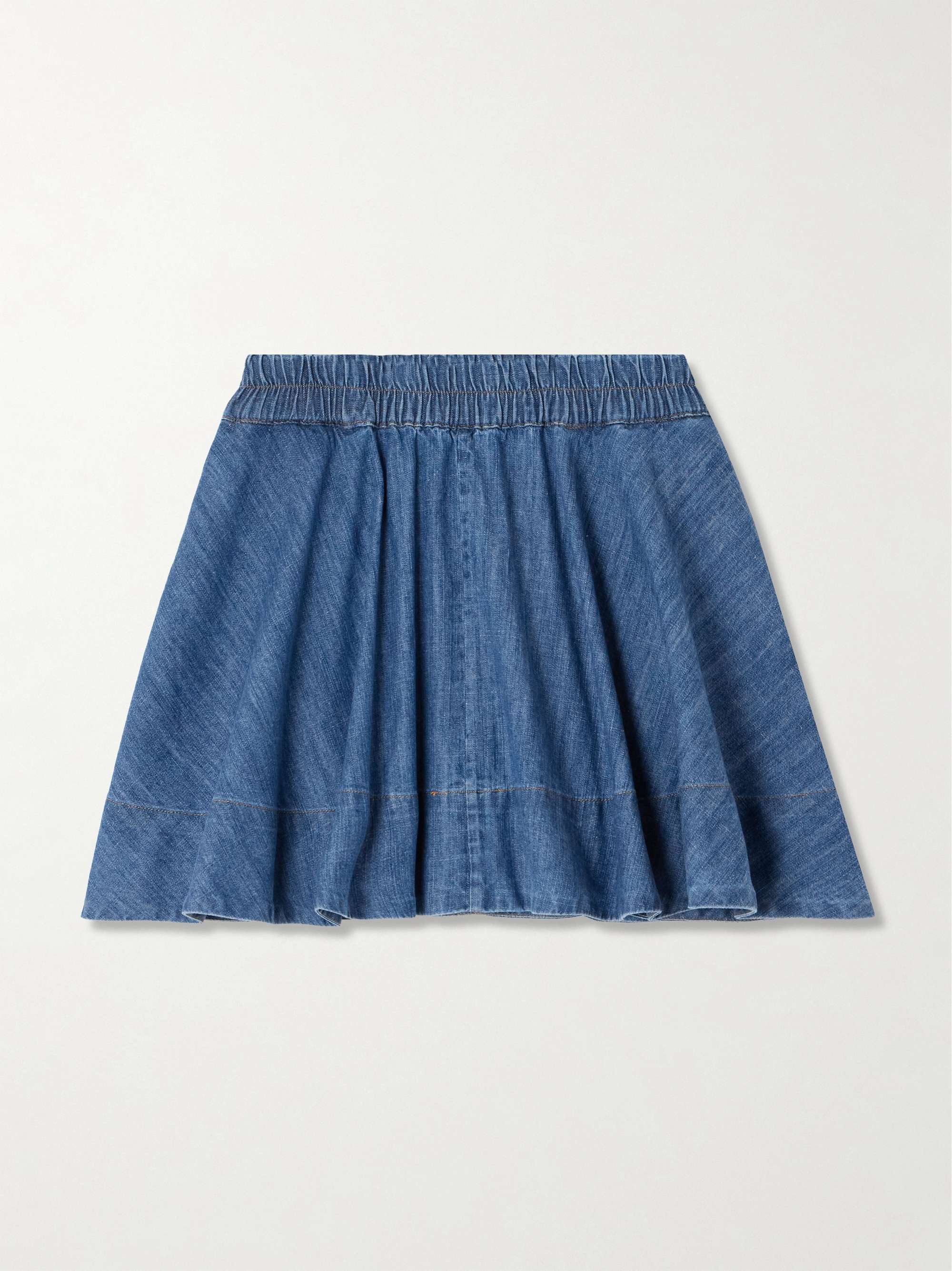 Lina denim mini skirt view