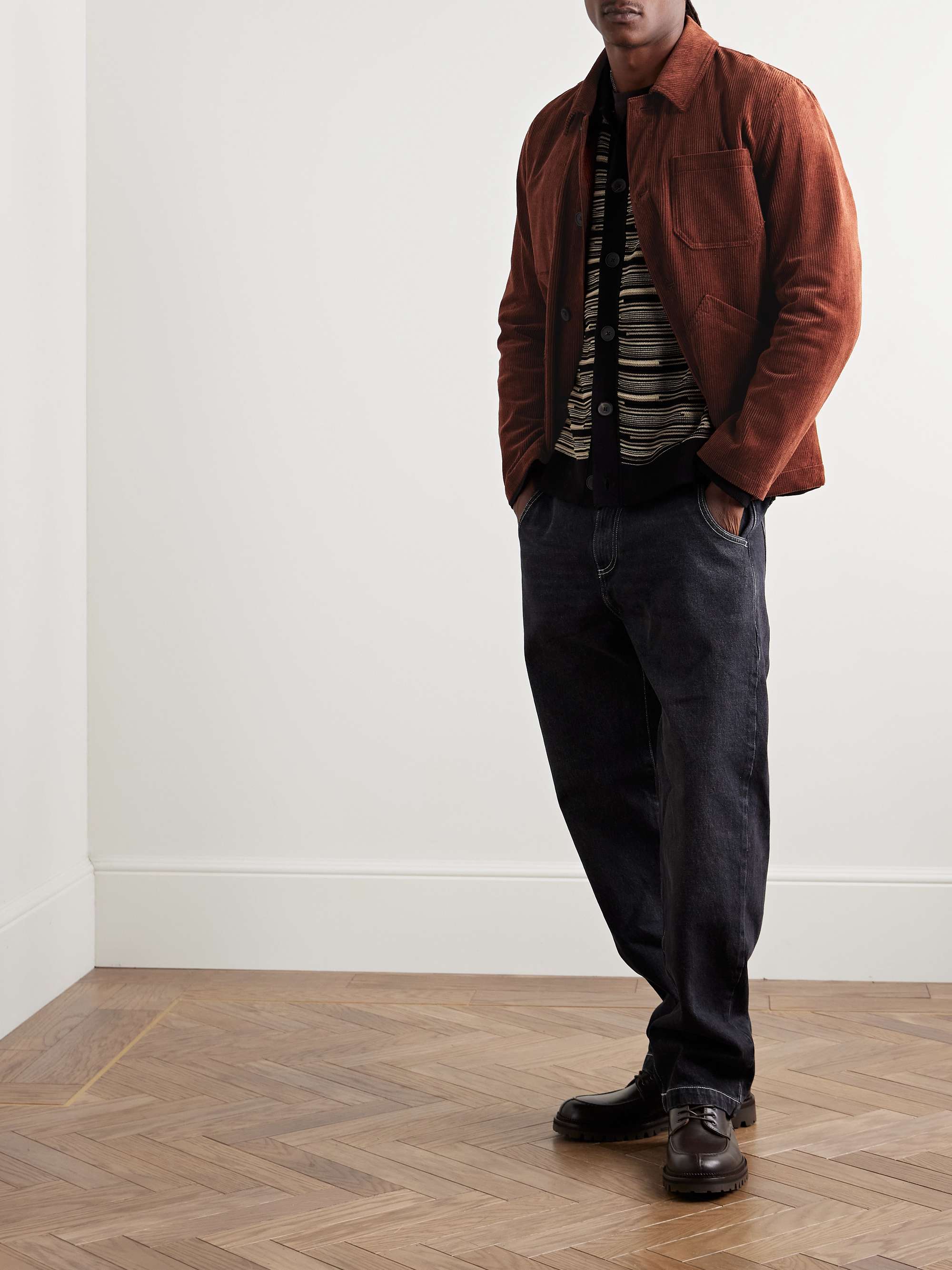 Organic Cotton-Corduroy Chore Jacket view