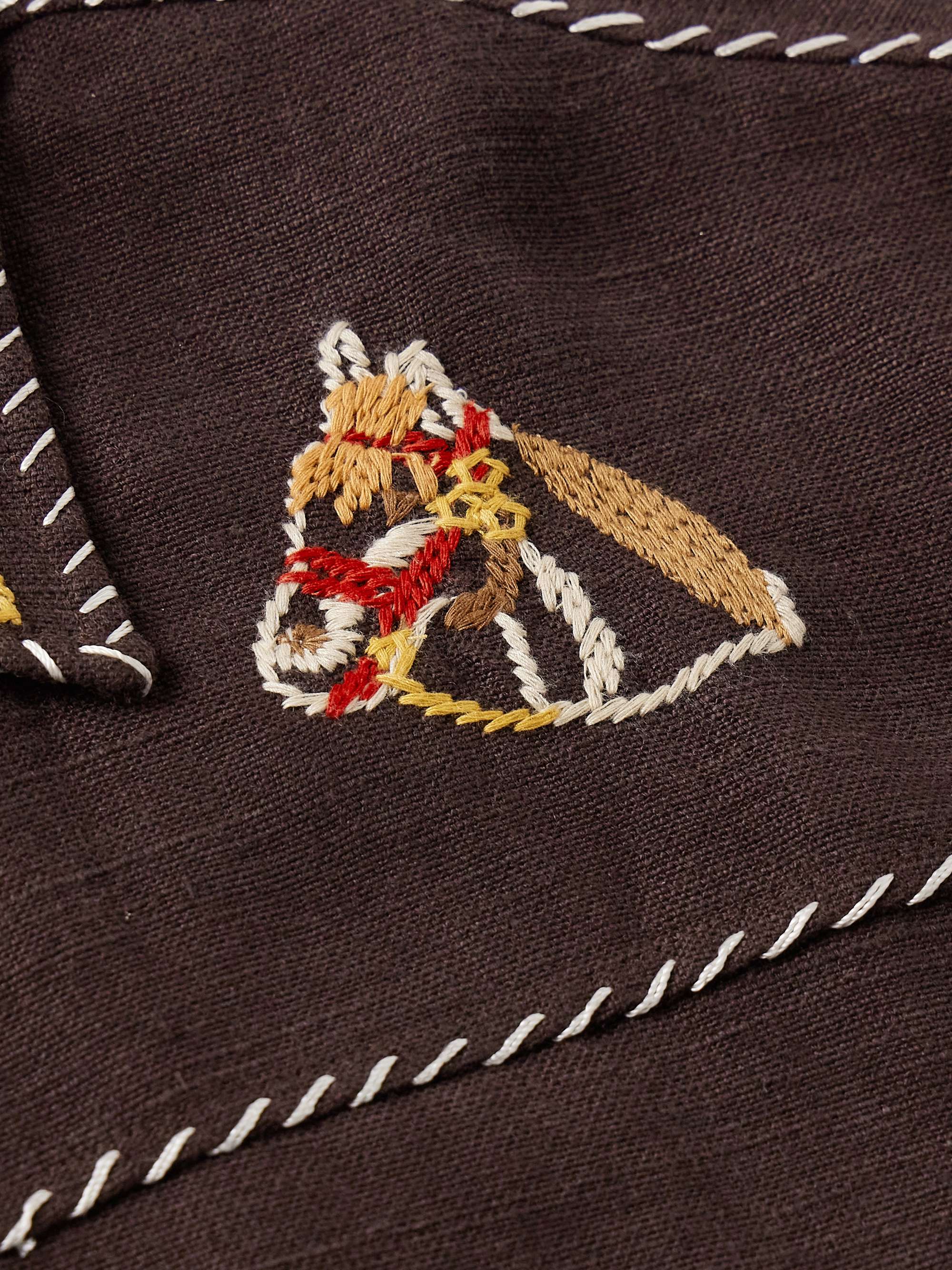 Show Pony Embroidered Linen Shirt view