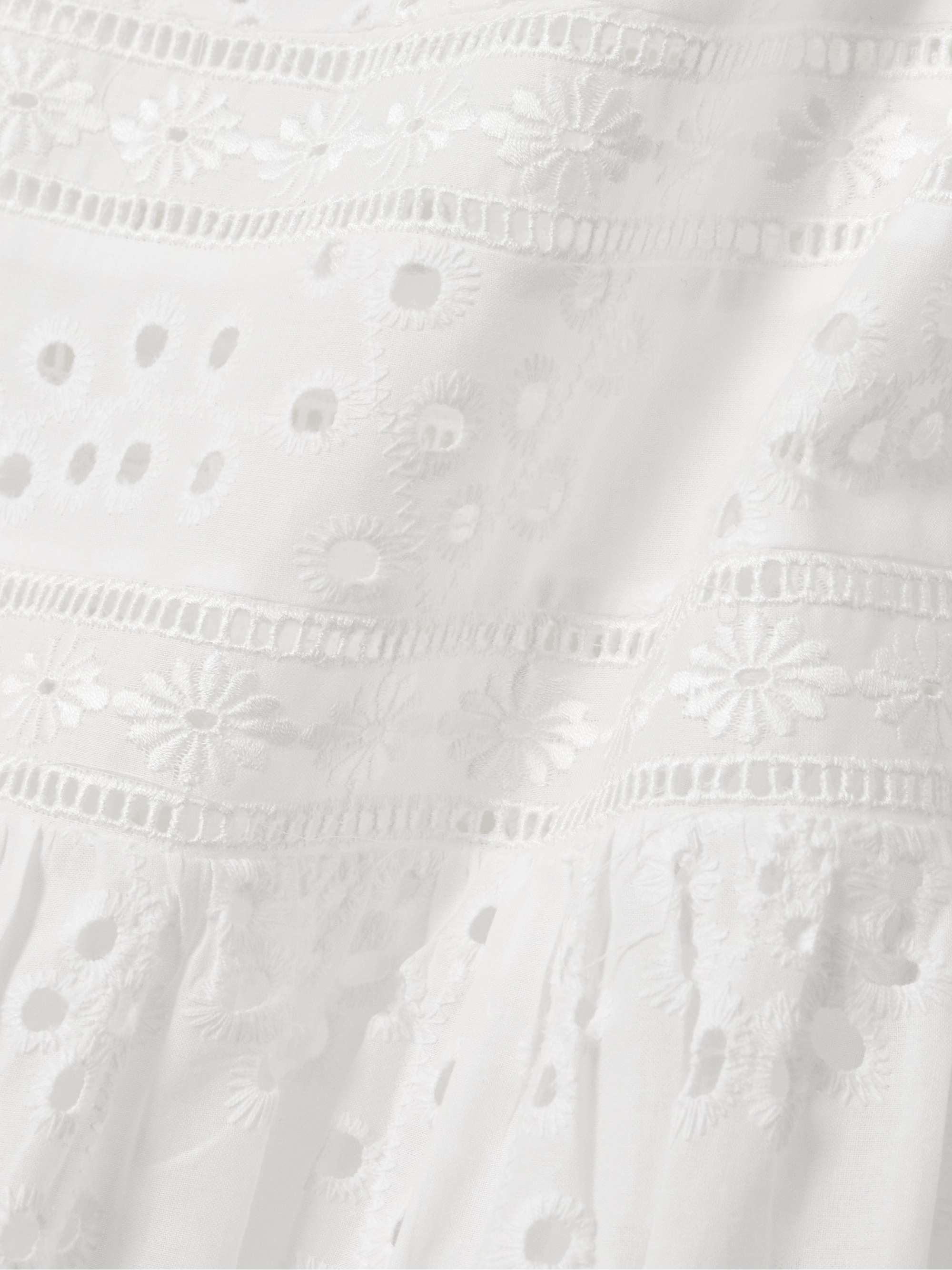 Populonia tiered scalloped broderie anglaise cotton maxi dress view