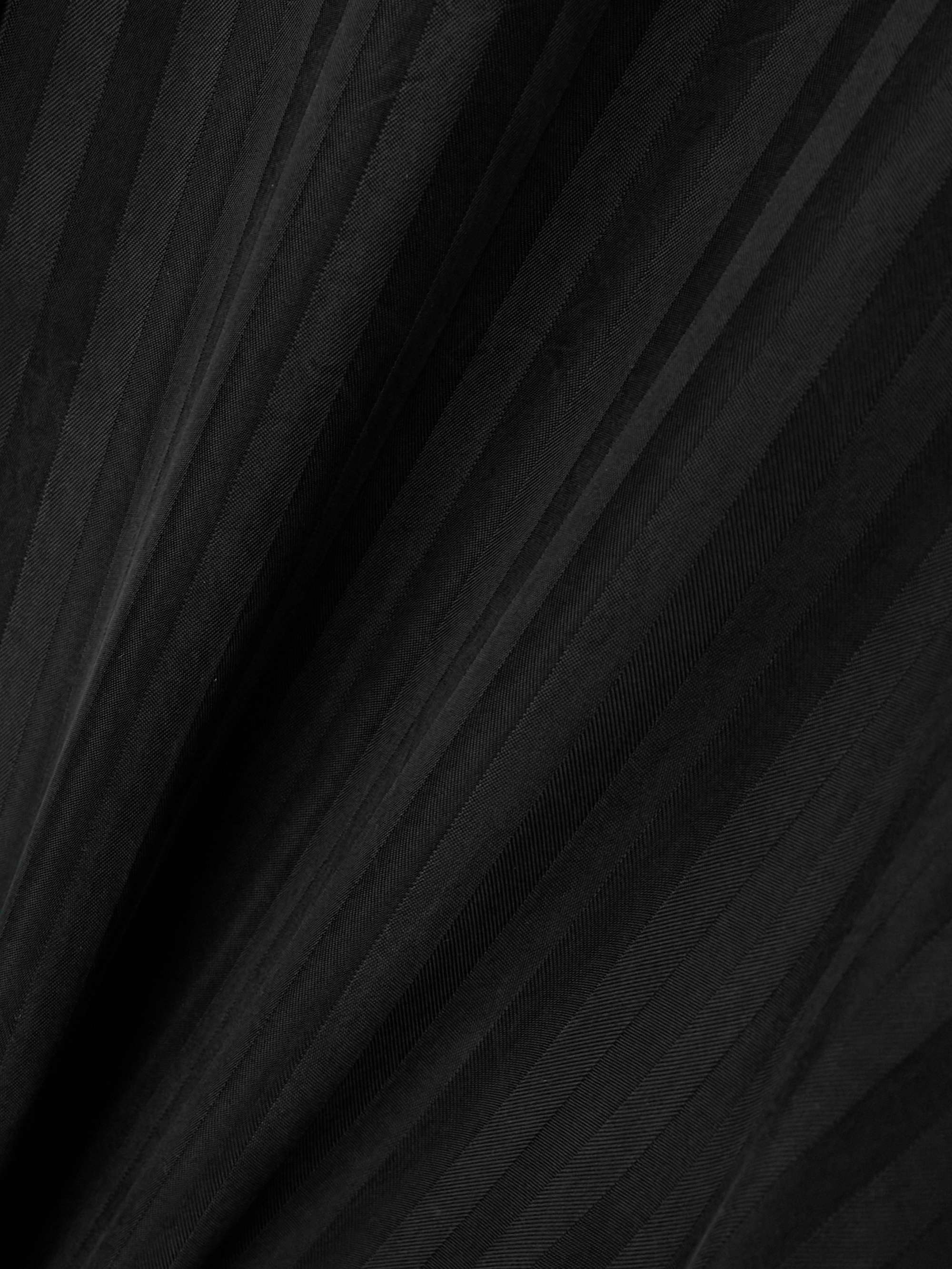 Striped satin-jacquard shirt view