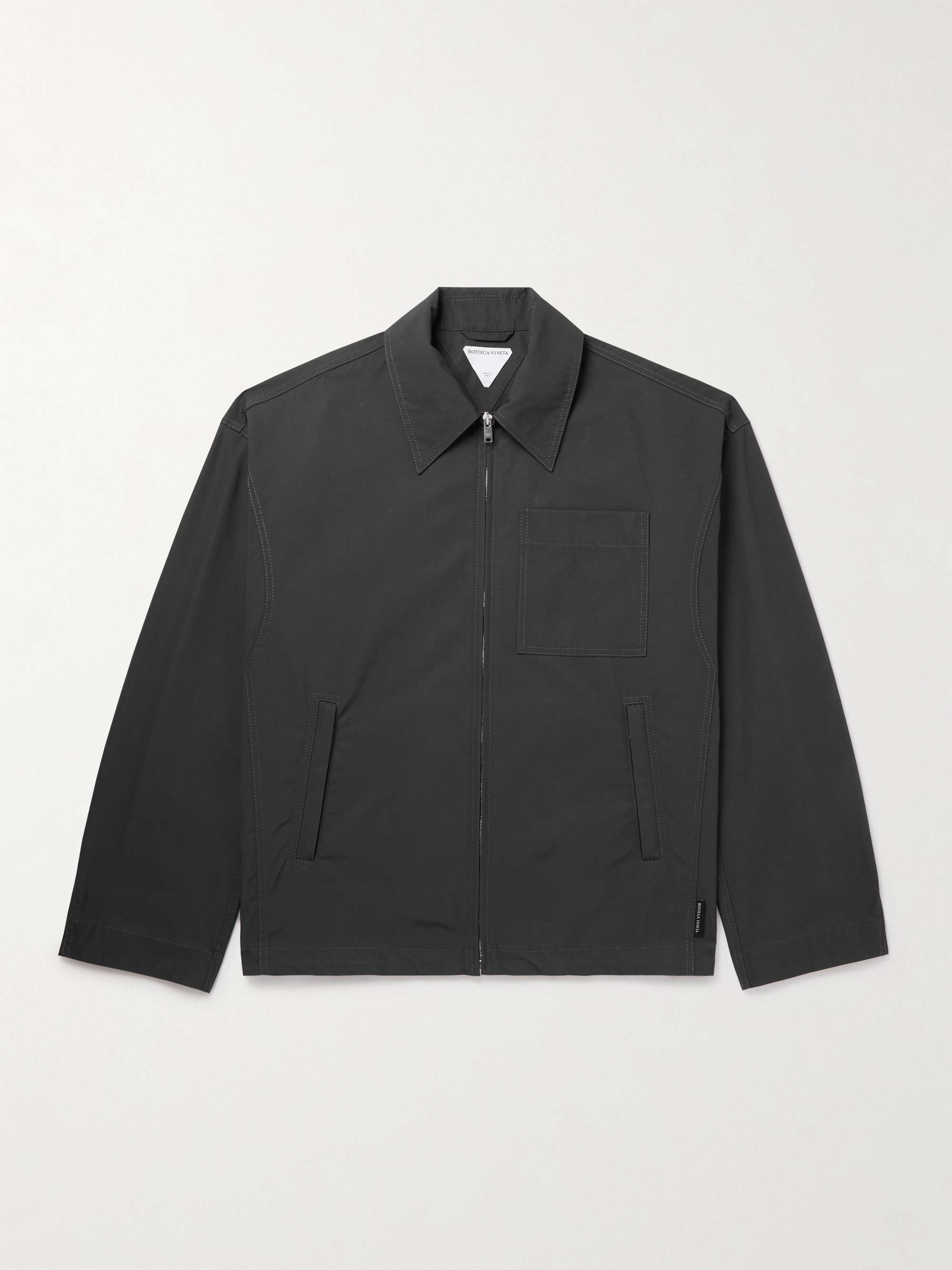 Cotton-Faille Blouson Jacket view