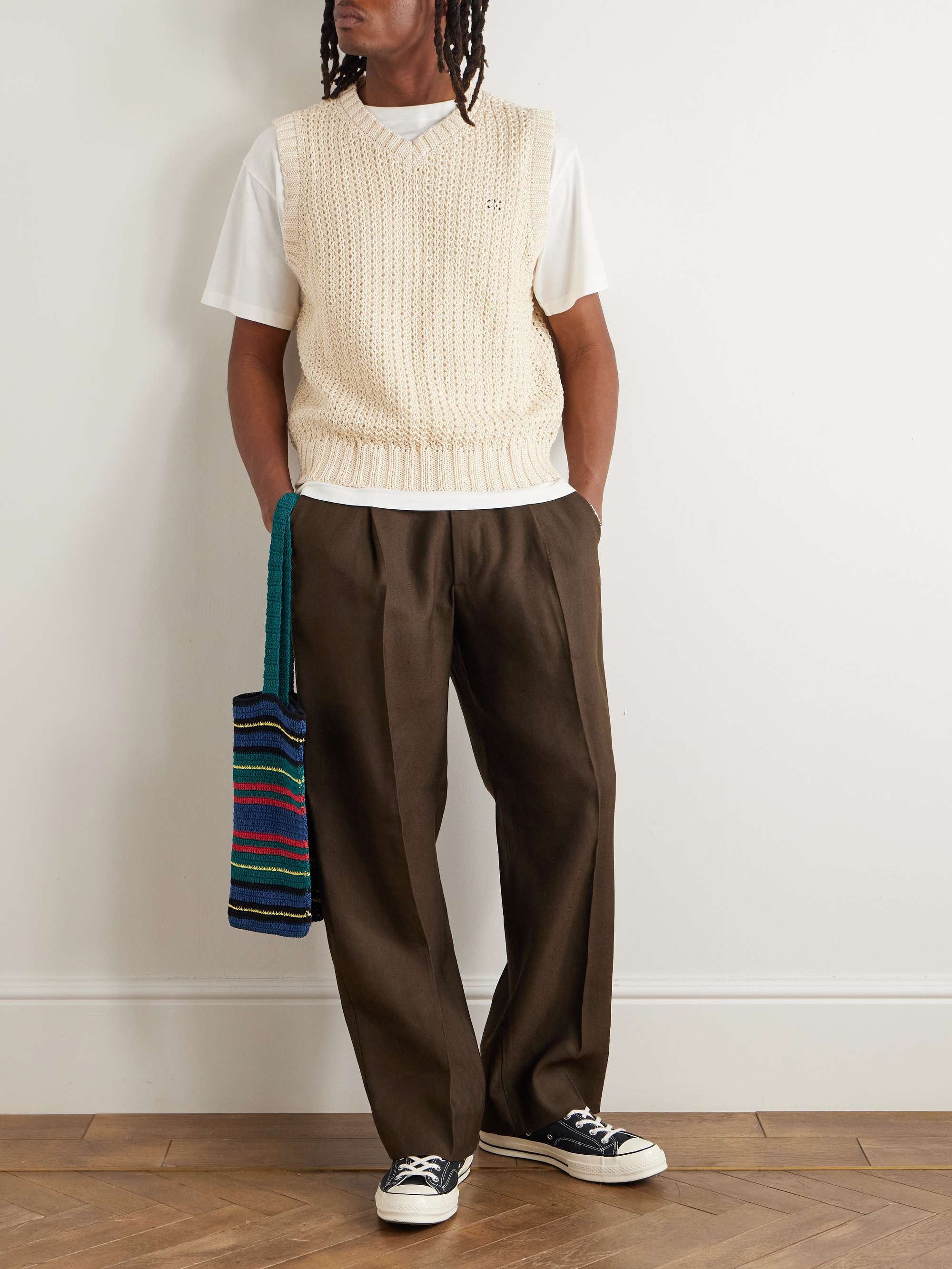 Kay 1808 Straight-Leg LENZING™ ECOVERO™ and Linen-Blend Trousers view