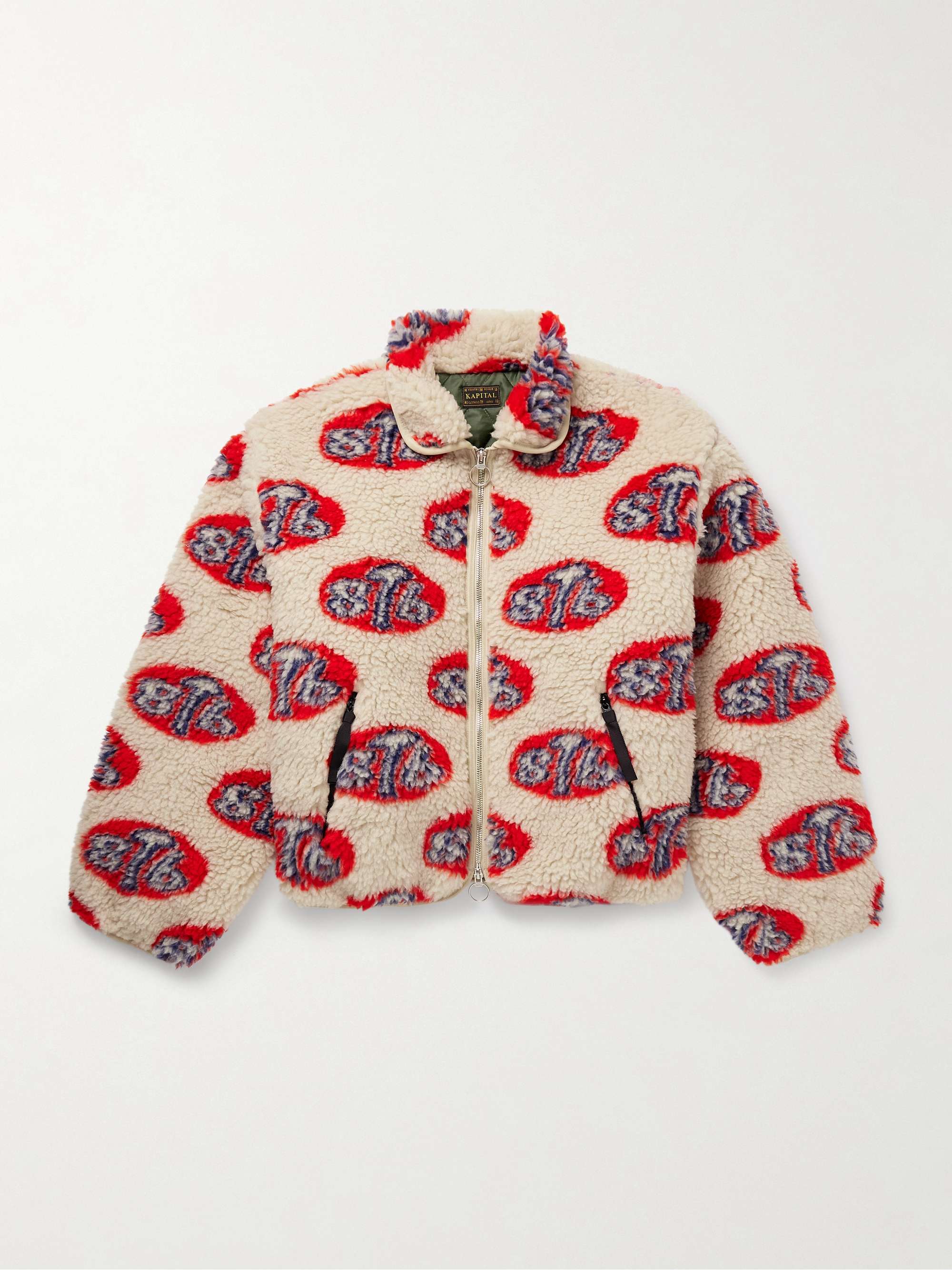 Drizzler Cropped Printed Fleece Jacket view