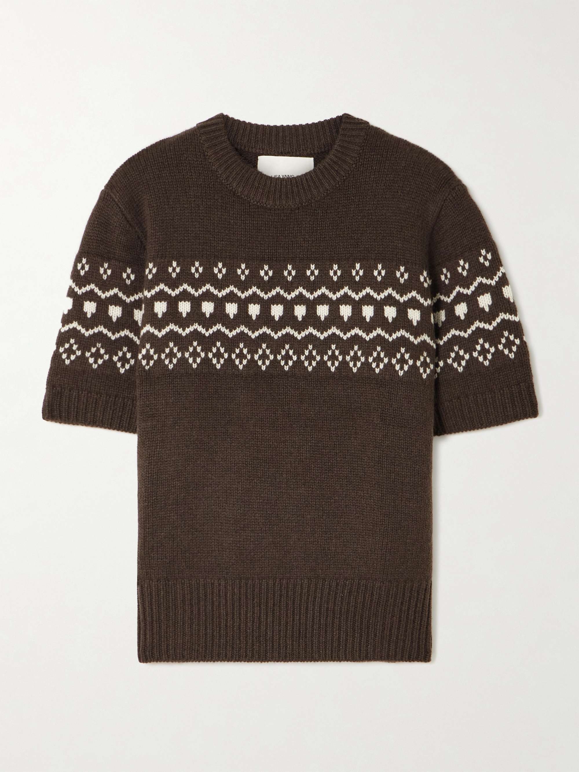 Ylva Fair Isle cashmere sweater view