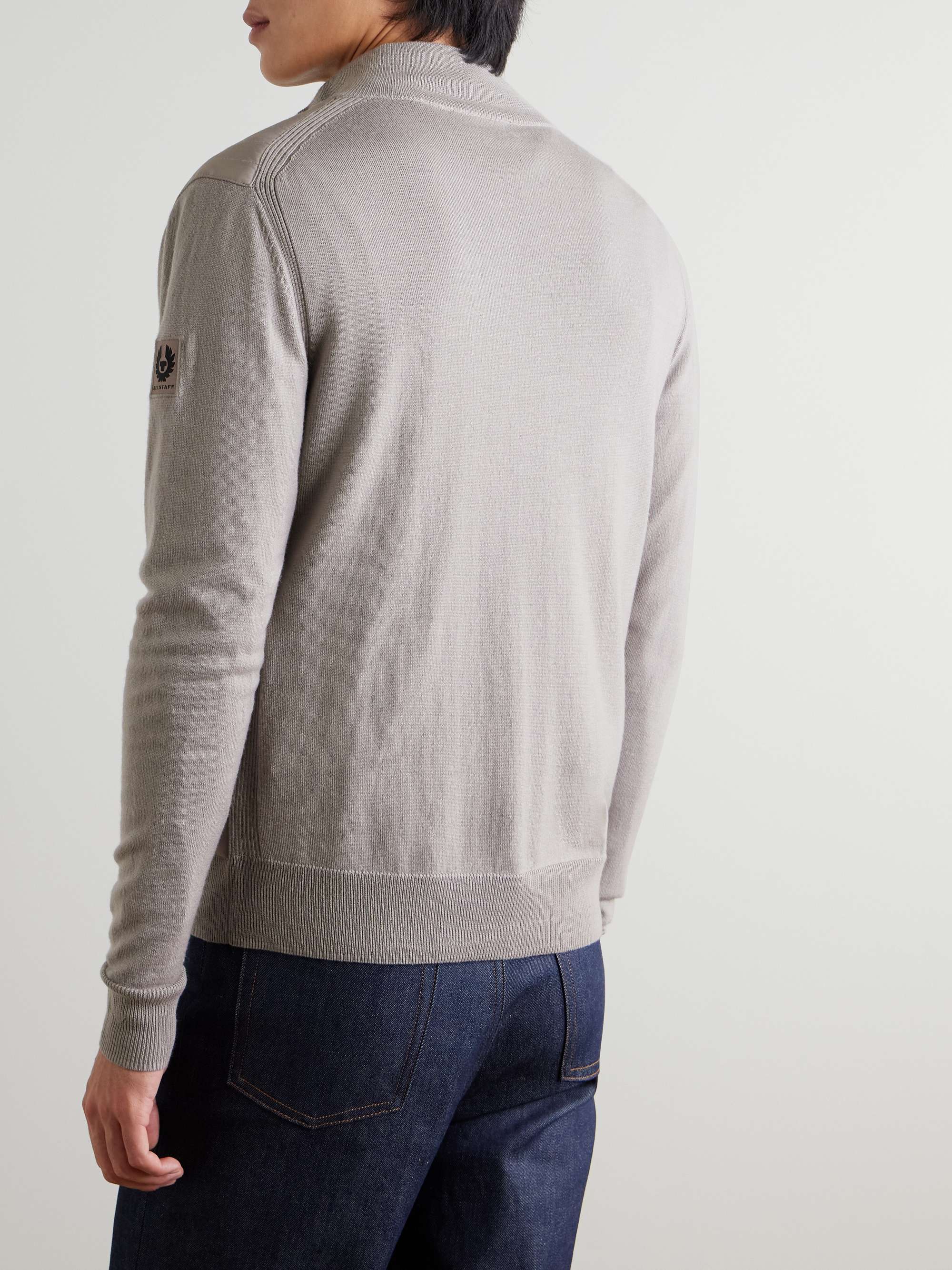 Kelbrook Quilted Wool and Shell Cardigan view