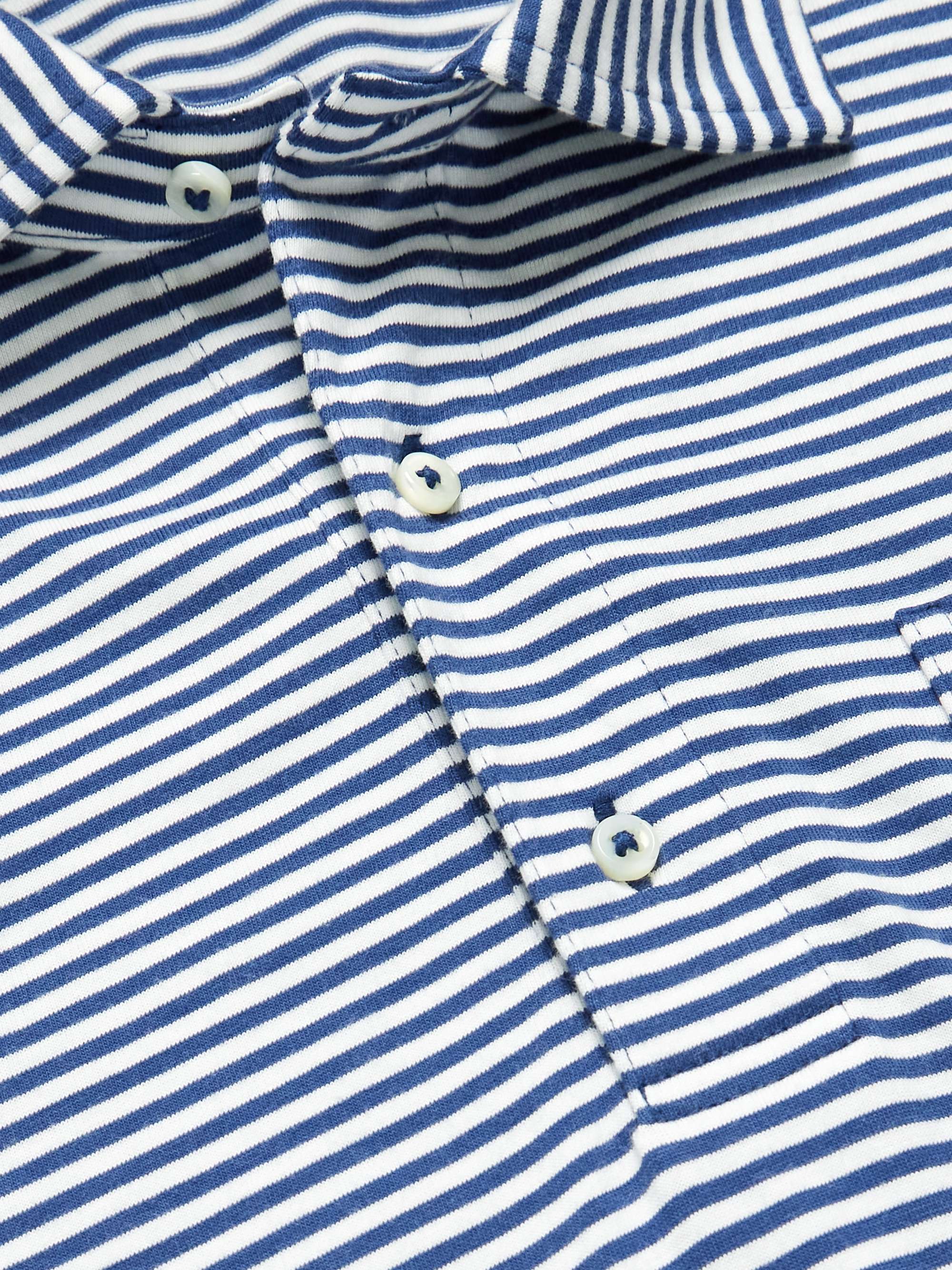 Striped Pima Cotton-Piqué Polo Shirt view
