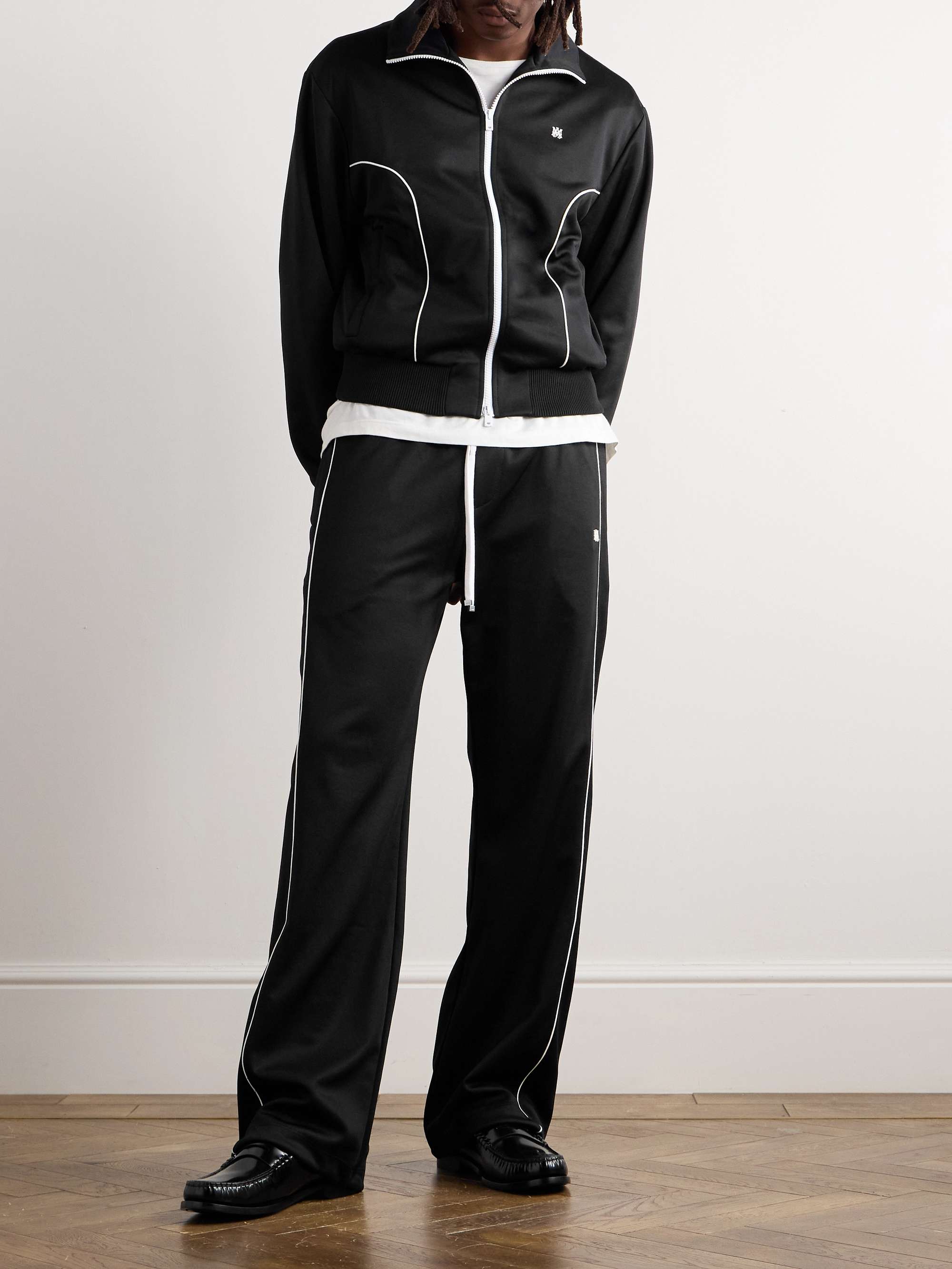 Logo-Appliquéd Jersey Track Jacket view