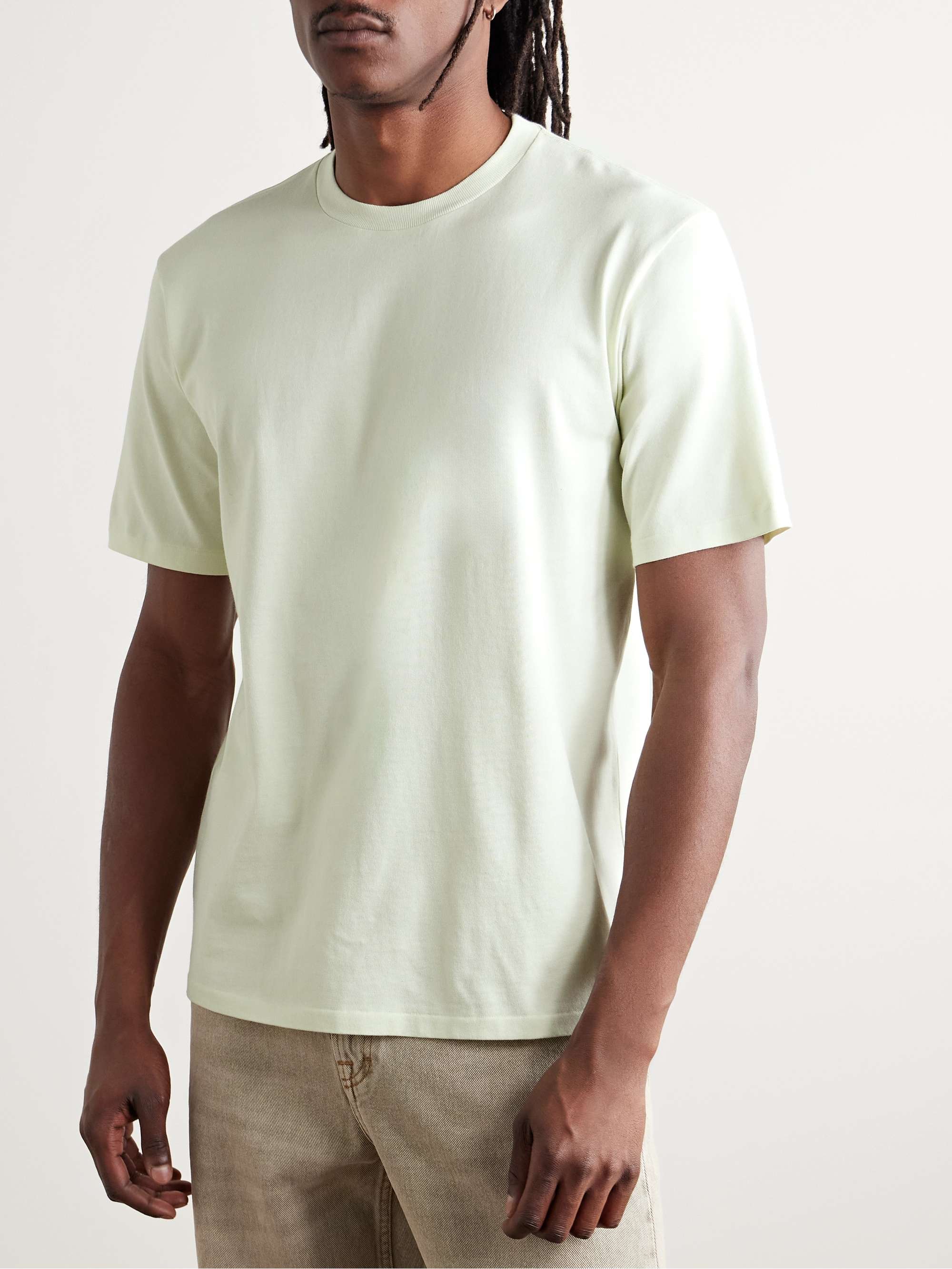Luster Cotton-Jersey T-Shirt view