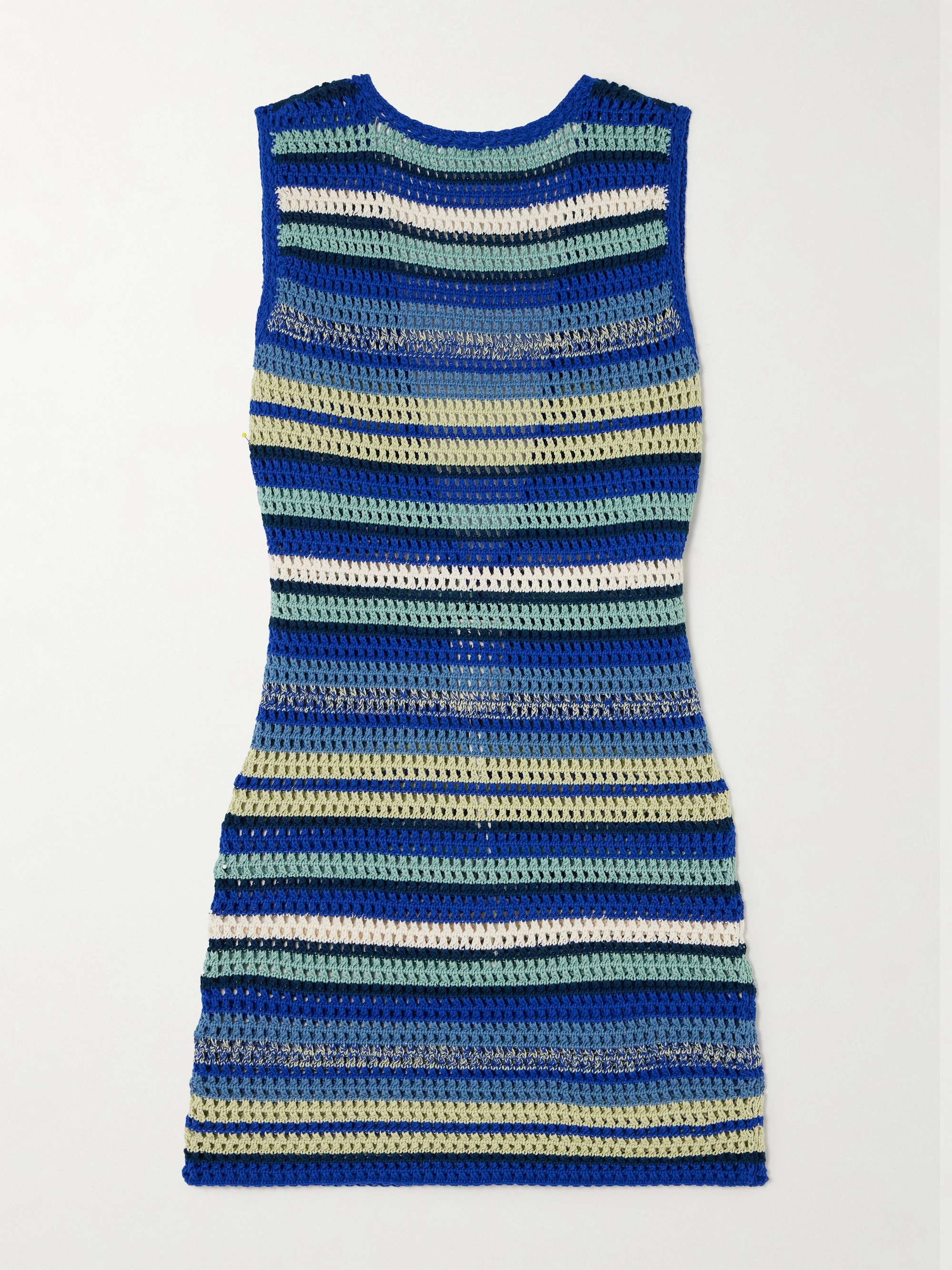 Nevado open-back crocheted cotton mini dress view
